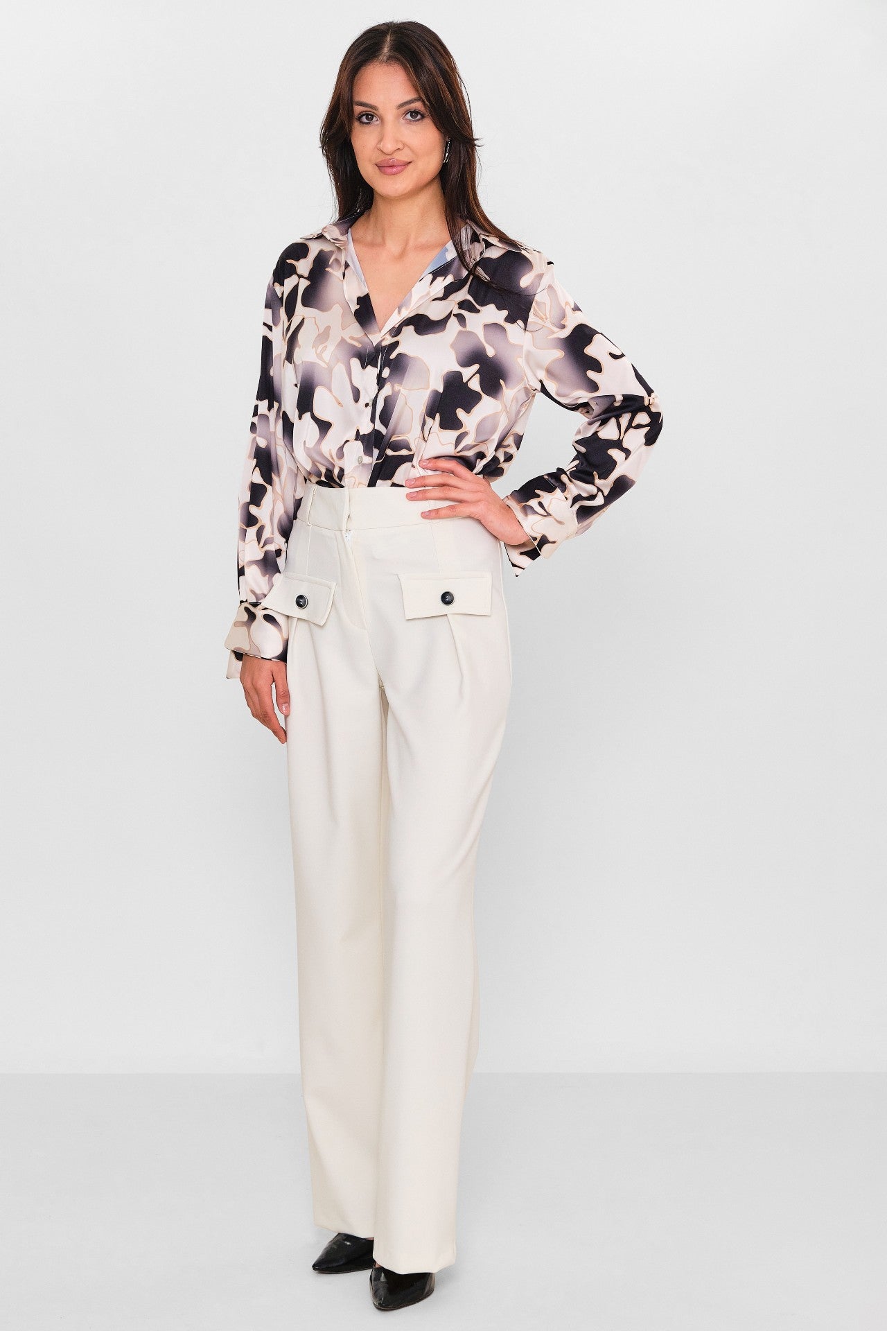 Zanzi̇ - Plus Size Trousers (ZNZ26Y20141623) - 8690200113833