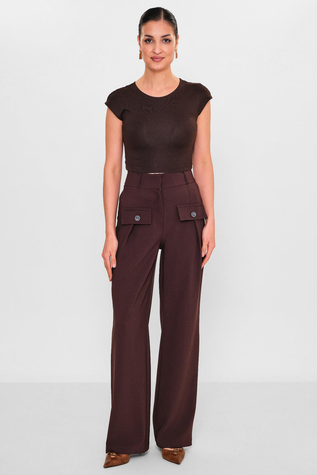 Zanzi - Plus Size Trousers (ZNZ26Y20141623) - 8690200113840