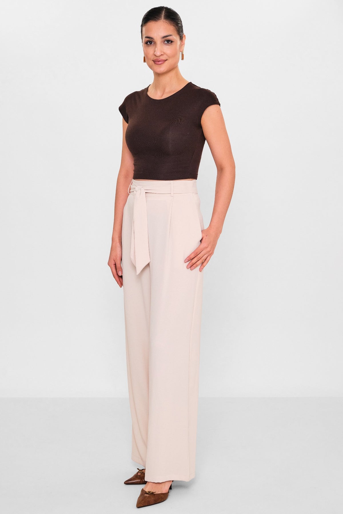 Zanzi - Plus Size Trousers (ZNZ26Y20711333) - 8690200113925