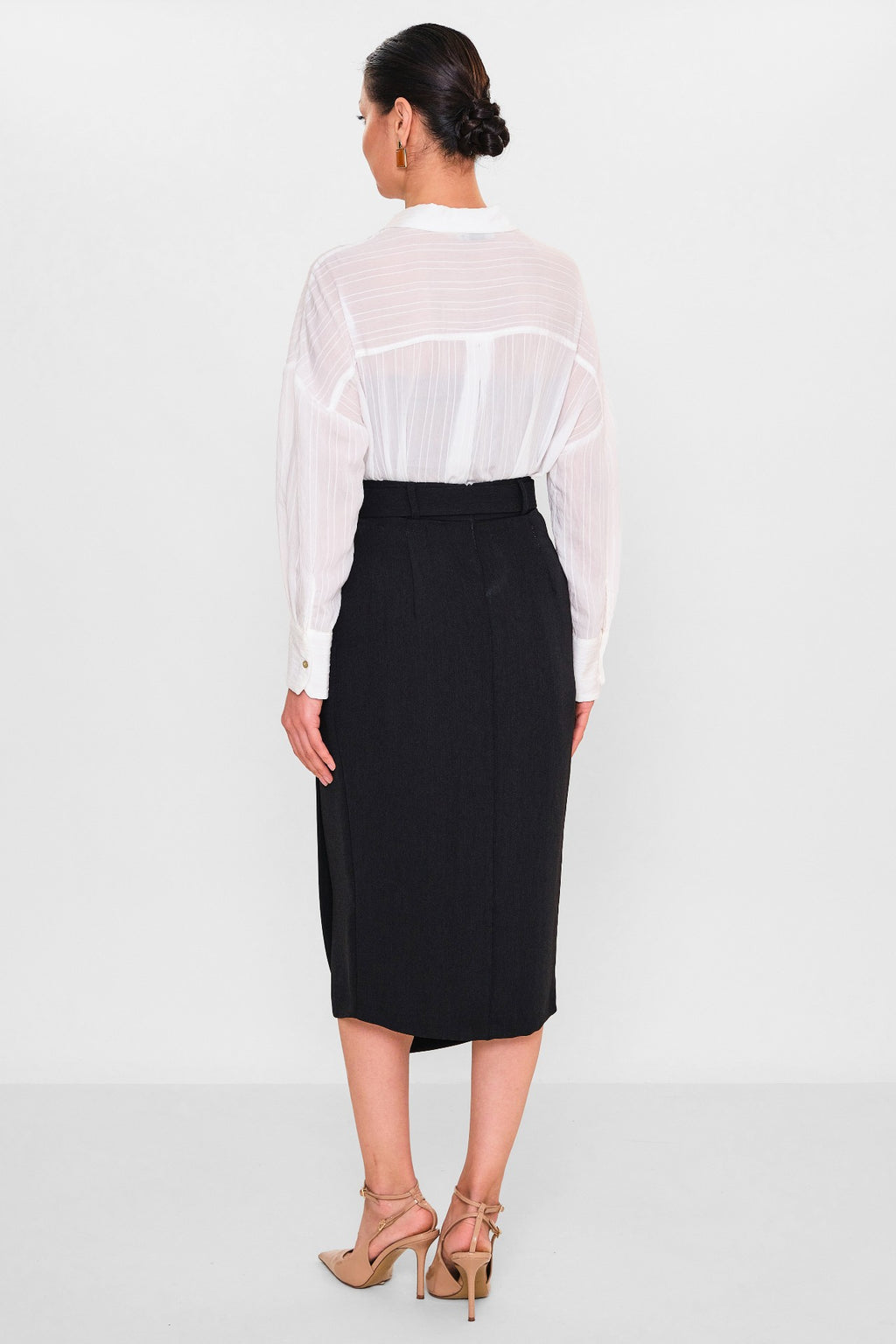 Zanzi - Plus Size Skirt (ZNZ26Y20773203) - 8690200113932