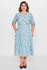 Gumanize - Plus Size Dress (GMZ2025-1107-7740) - 8690200115011