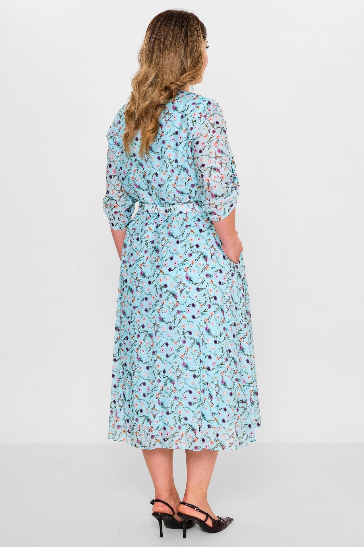 Gumanize - Plus Size Dress (GMZ2025-1107-7740) - 8690200115011