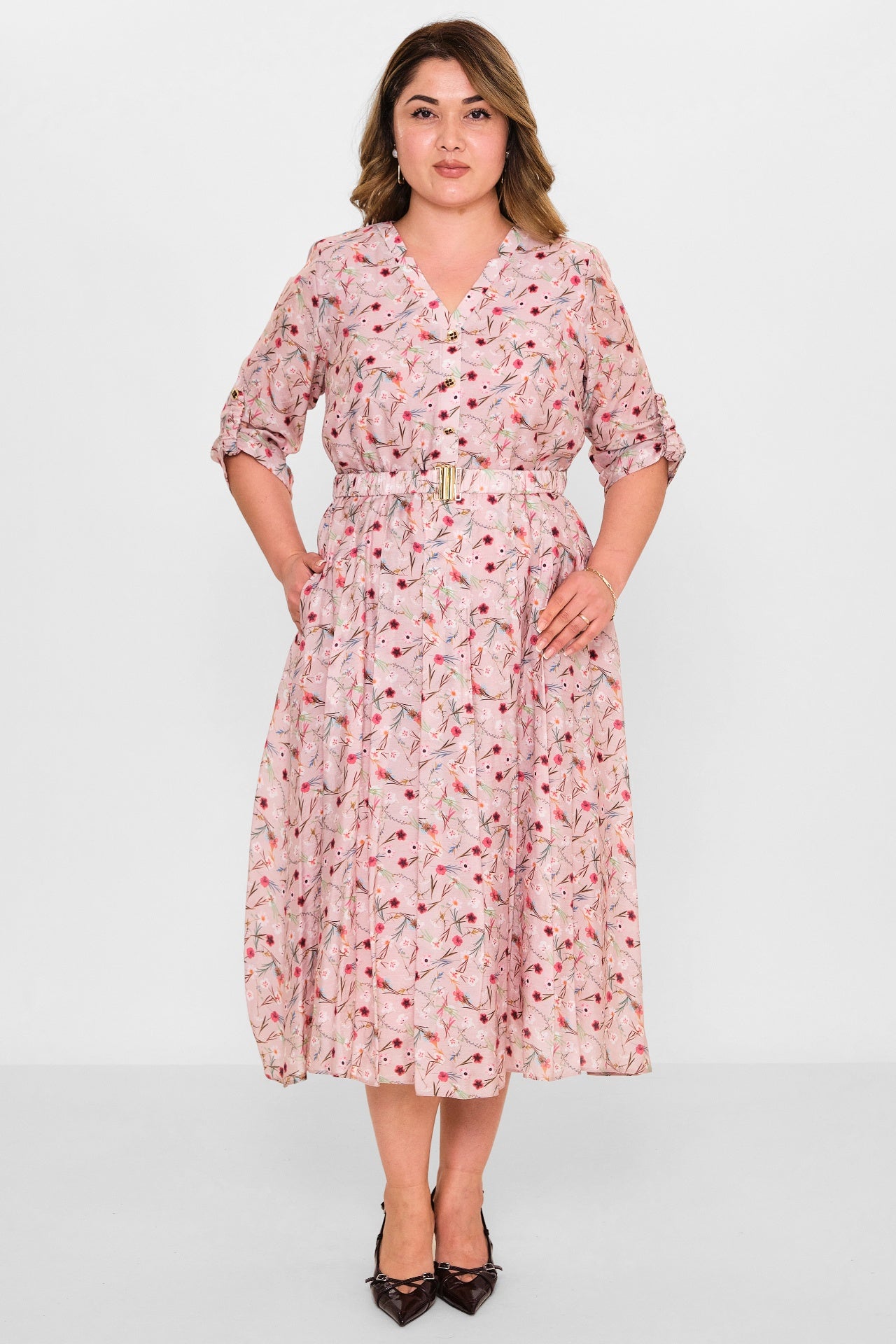 Gumanize - Plus Size Dress (GMZ2025-1107-7740) - 8690200115028