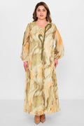 Gumanize - Plus Size Dress (GMZ2025-902-7758) - 8690200115035