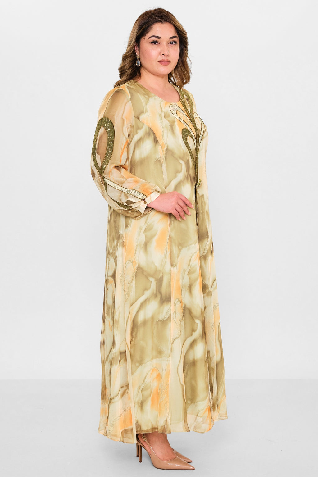 Gumanize - Plus Size Dress (GMZ2025-902-7758) - 8690200115035