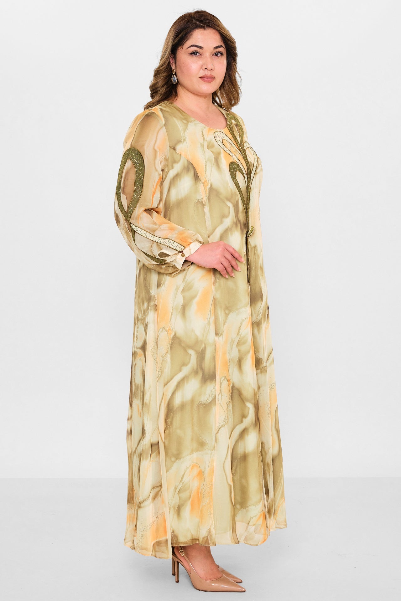 Gumanize - Plus Size Dress (GMZ2025-902-7758) - 8690200115035