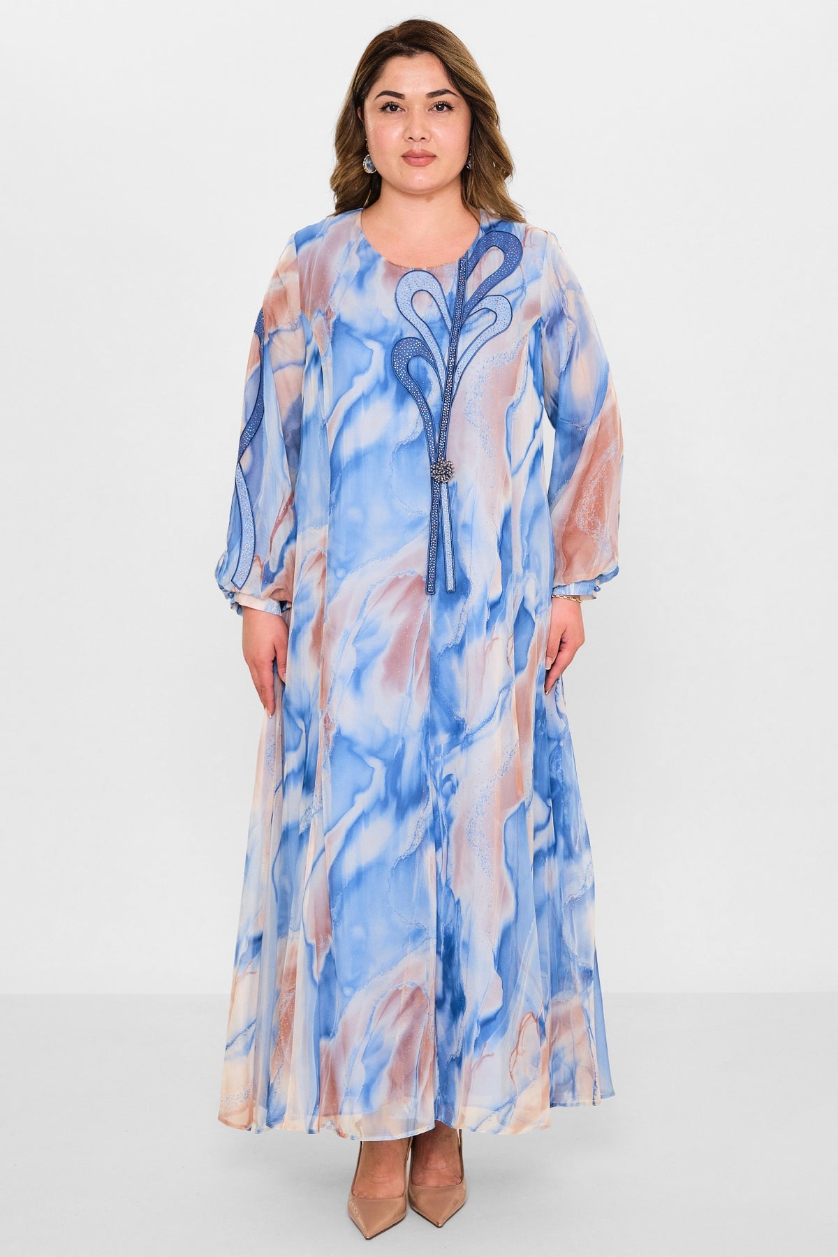 Gumanize - Plus Size Dress (GMZ2025-902-7758) - 8690200115042