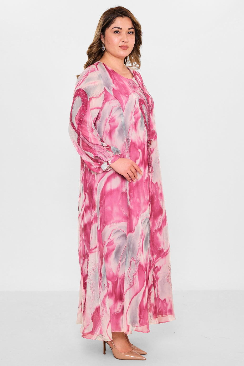 Gumanize - Plus Size Dress (GMZ2025-902-7758) - 8690200115059