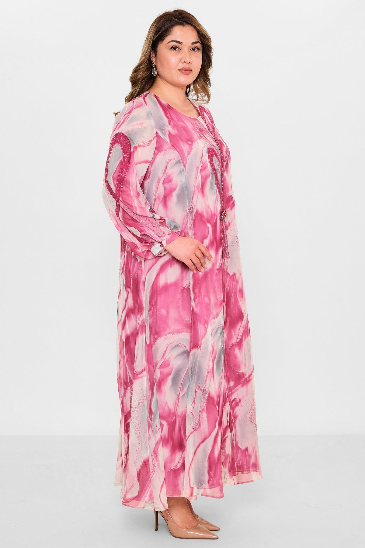 Gumanize - Plus Size Dress (GMZ2025-902-7758) - 8690200115059