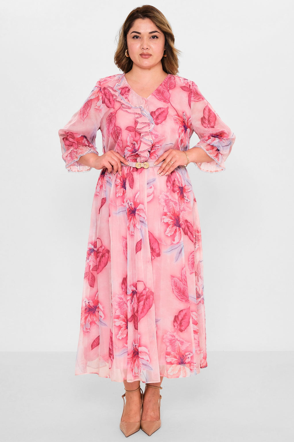 Gumanize - Plus Size Dress (GMZ2025-931-7725) - 8690200115066