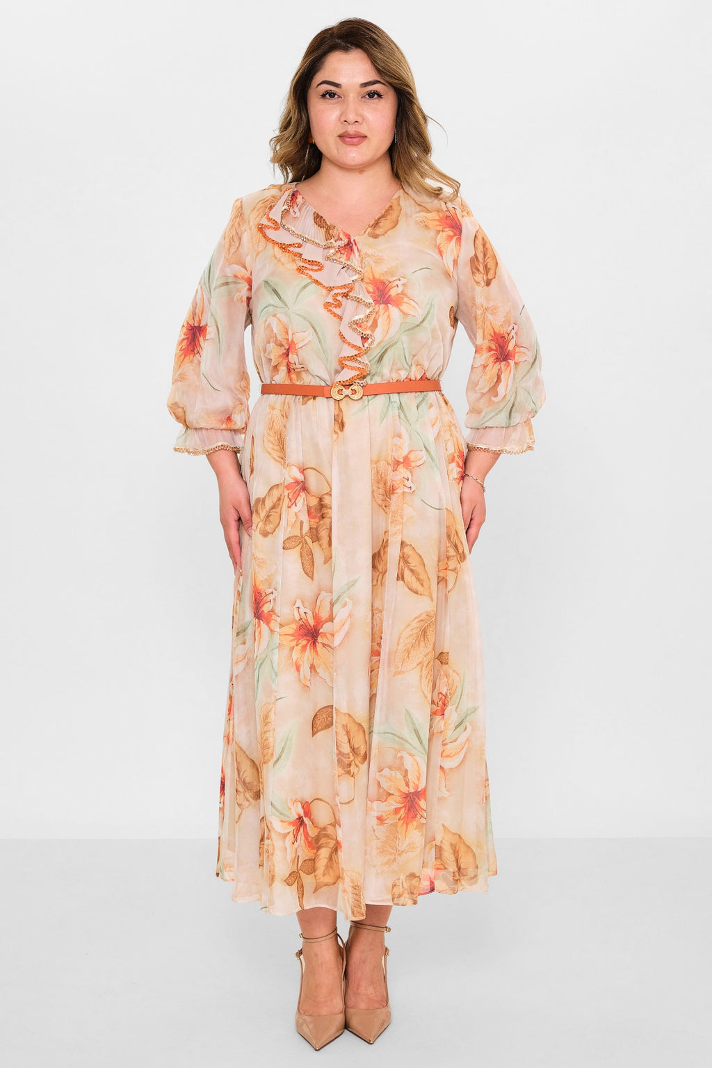 Gumanize - Plus Size Dress (GMZ2025-931-7725) - 8690200115073