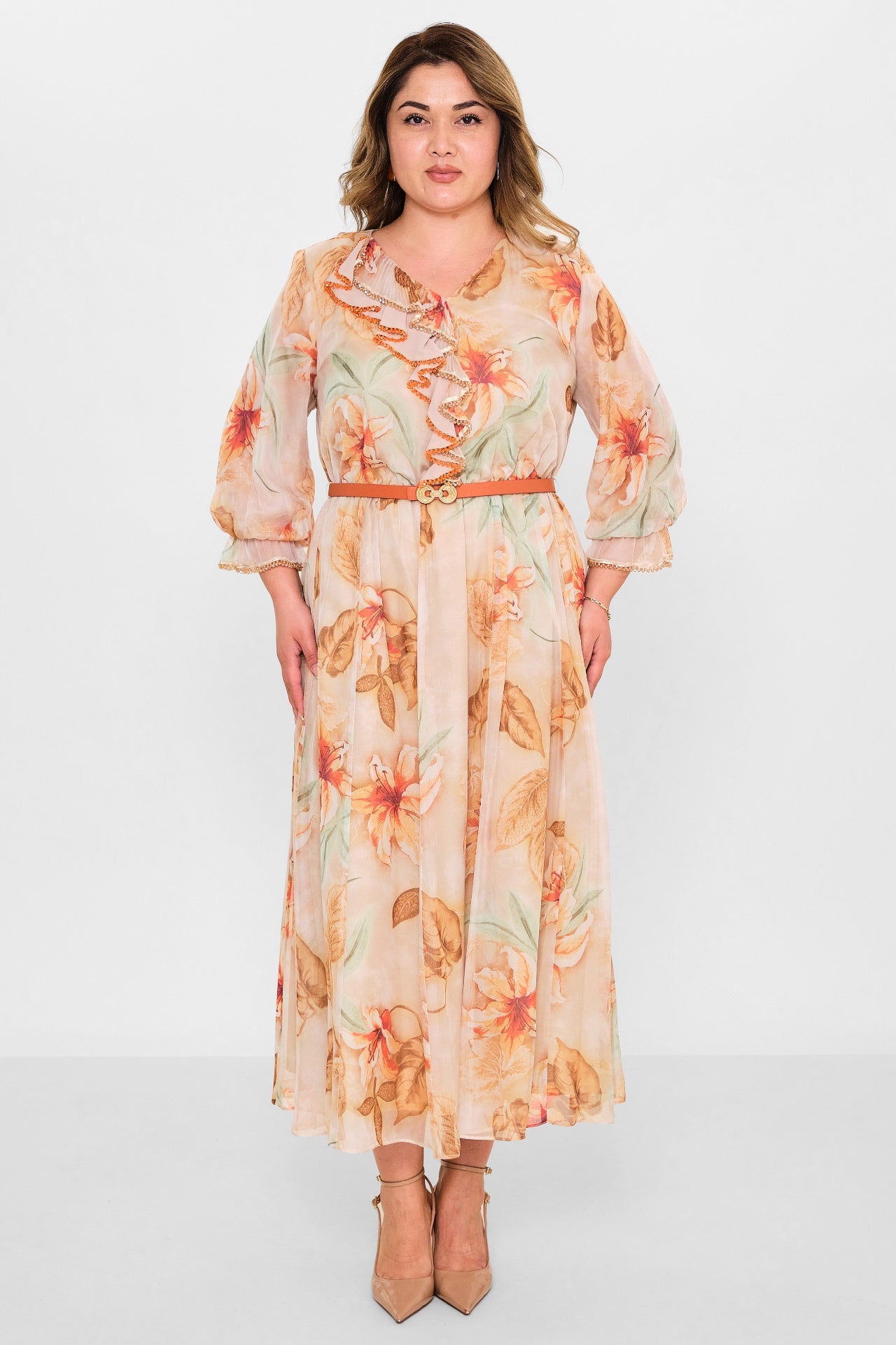 Gumanize - Plus Size Dress (GMZ2025-931-7725) - 8690200115073