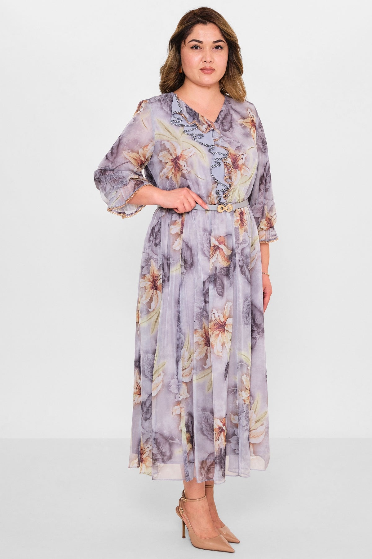 Gumanize - Plus Size Dress (GMZ2025-931-7725) - 8690200115080