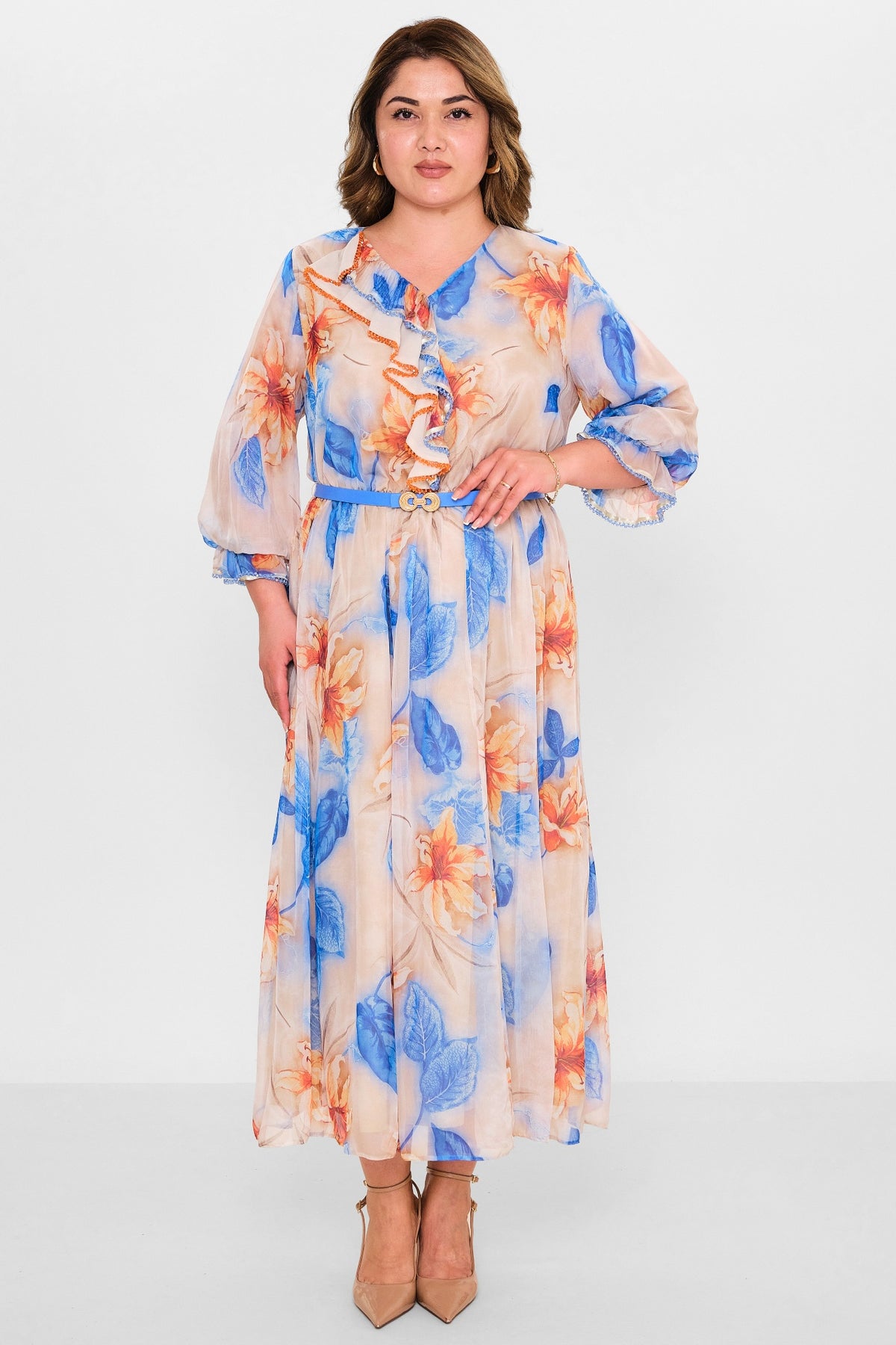 Gumanize - Plus Size Dress (GMZ2025-931-7725) - 8690200115097