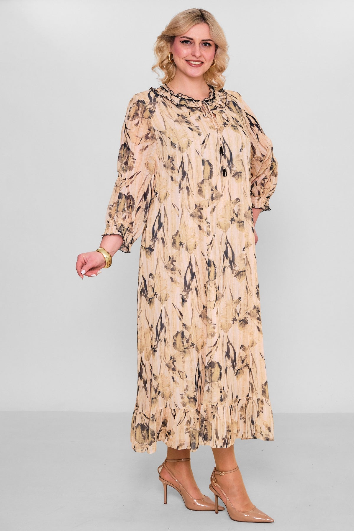 Gumanize - Extended Plus Size Dress (GMZ2026-629-7694) - 8690200115158