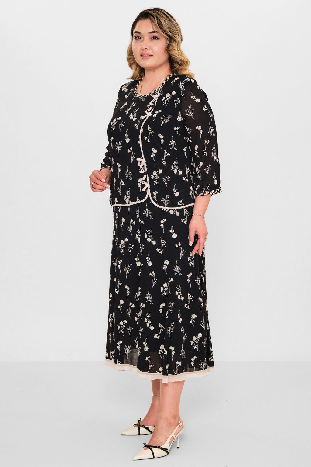Gumanize - Extended Plus Size Dress (GMZ2026-640-8116) - 8690200115202