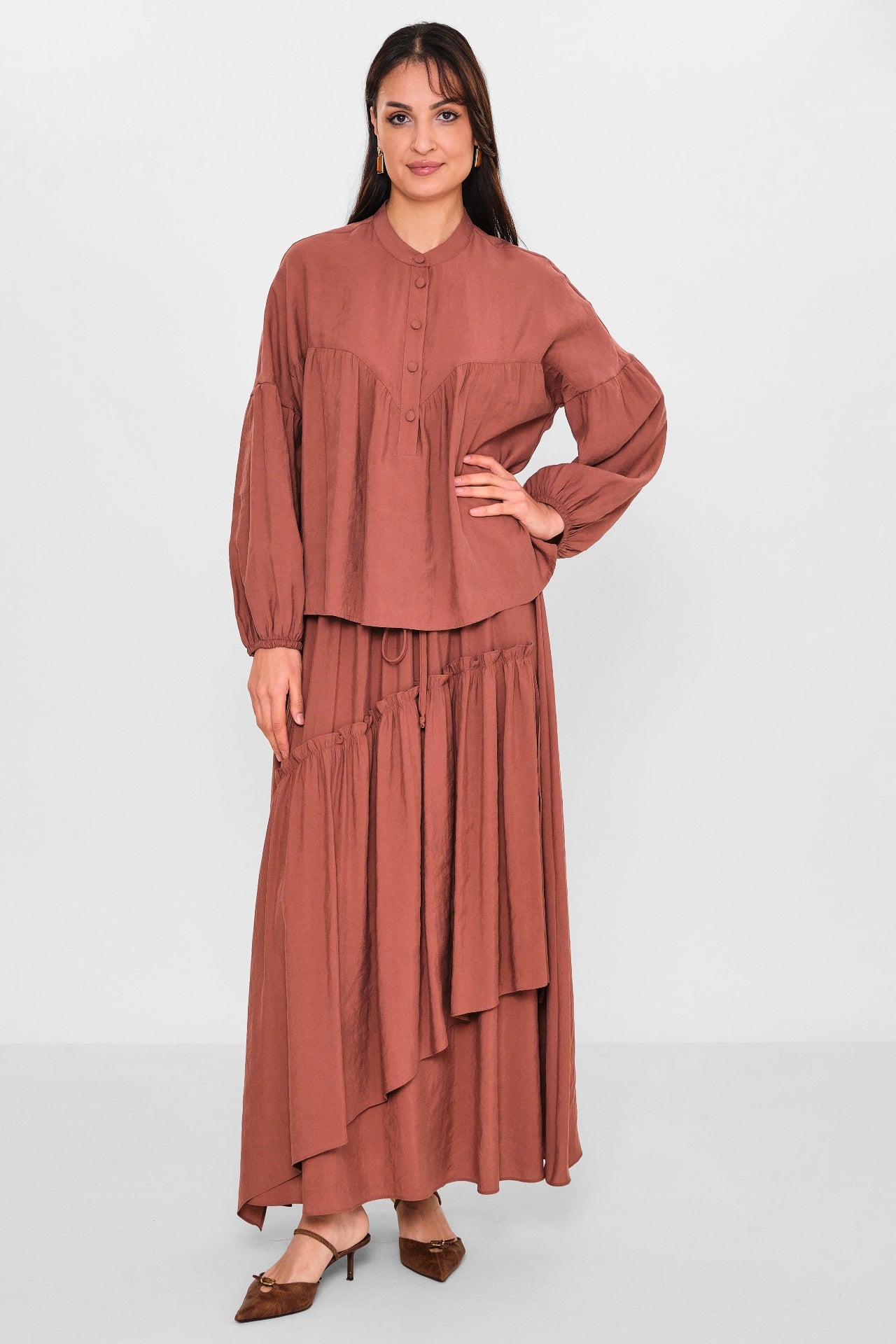 Jarrivee - Plus Size Blouse (JRVSS26J4230) - 8690200115257