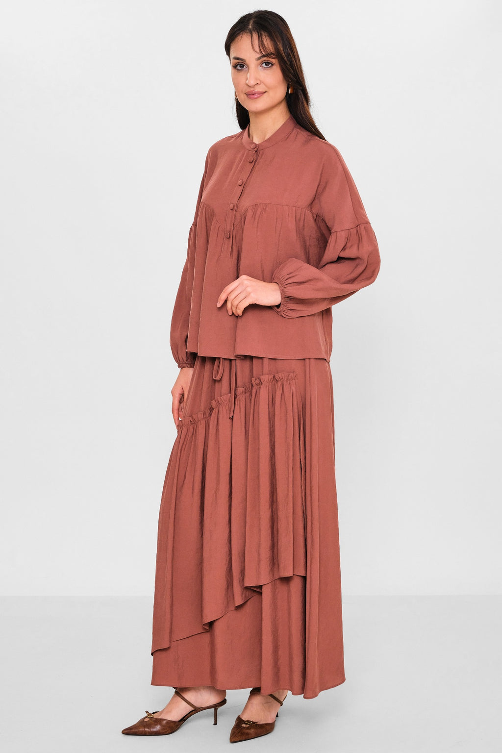 Jarrivee - Plus Size Blouse (JRVSS26J4230) - 8690200115257