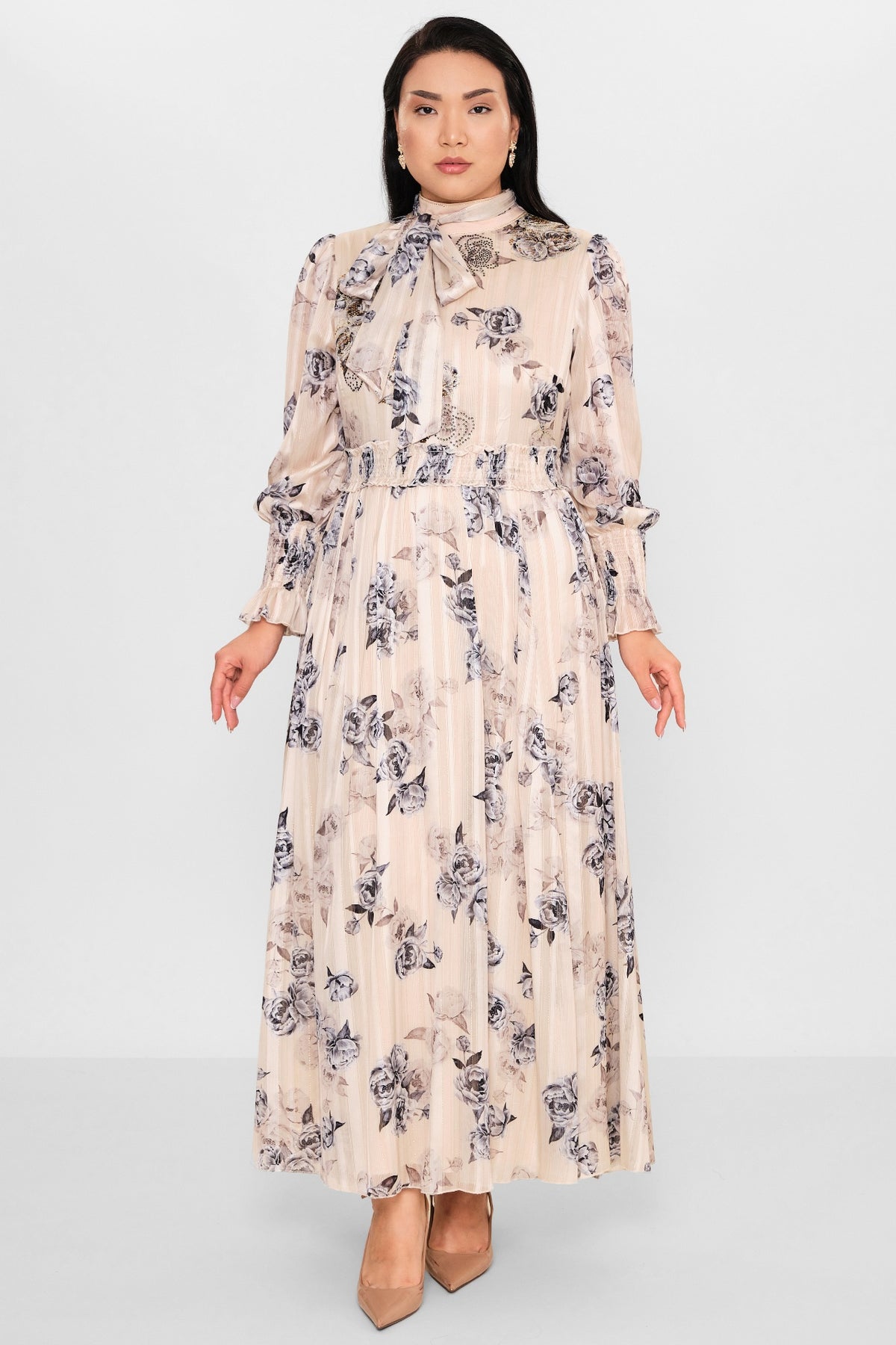 Ksas - Plus Size Dress (KSAS32375) - 8690200115356