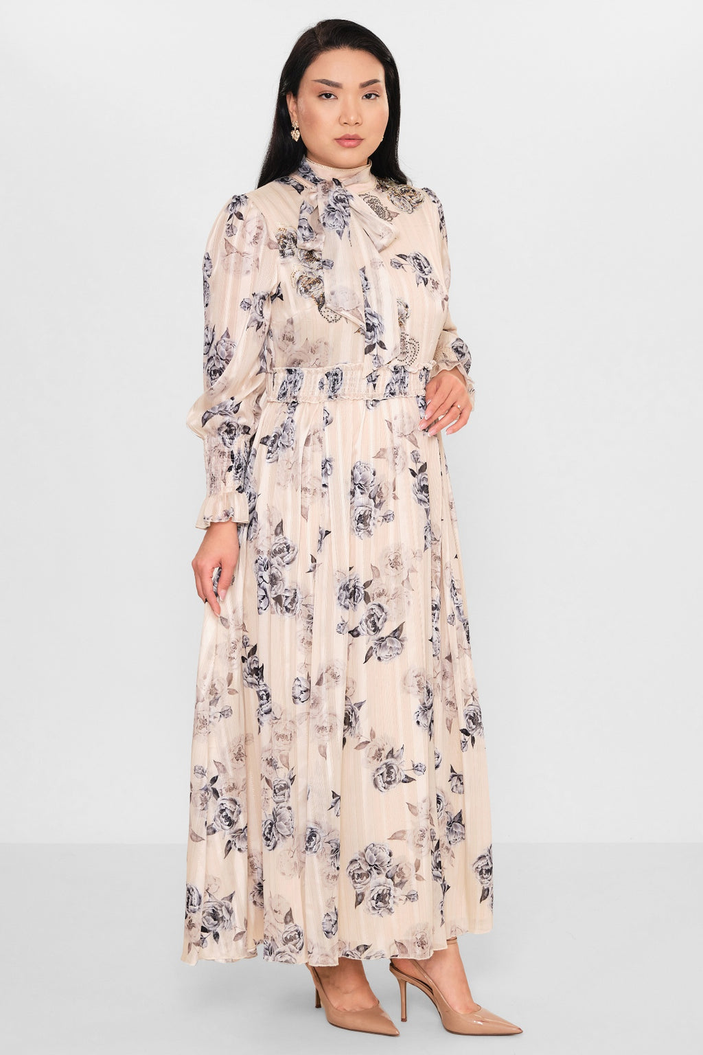 Ksas - Plus Size Dress (KSAS32375) - 8690200115356