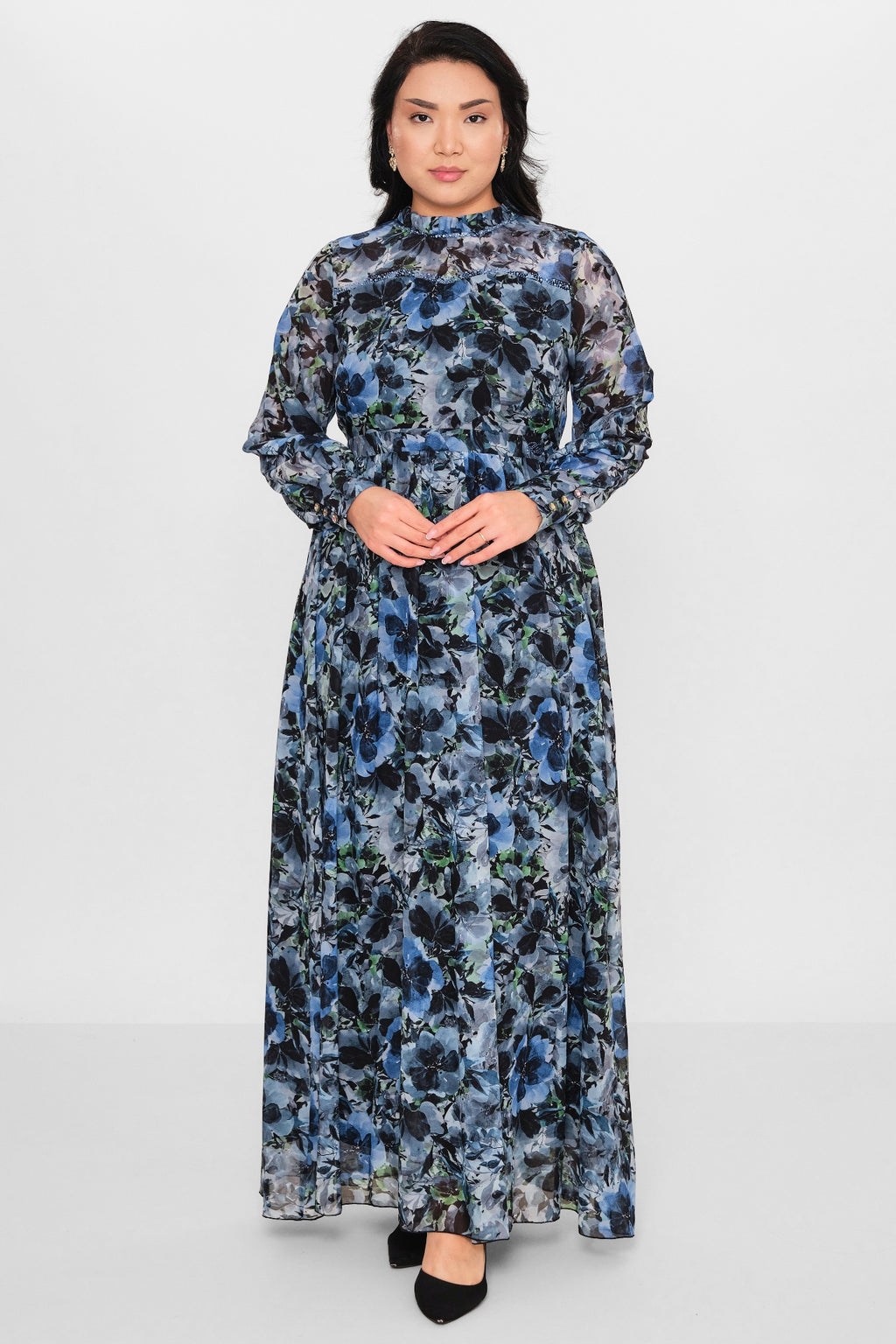 Ksas - Plus Size Dress (KSAS32376) - 8690200115363