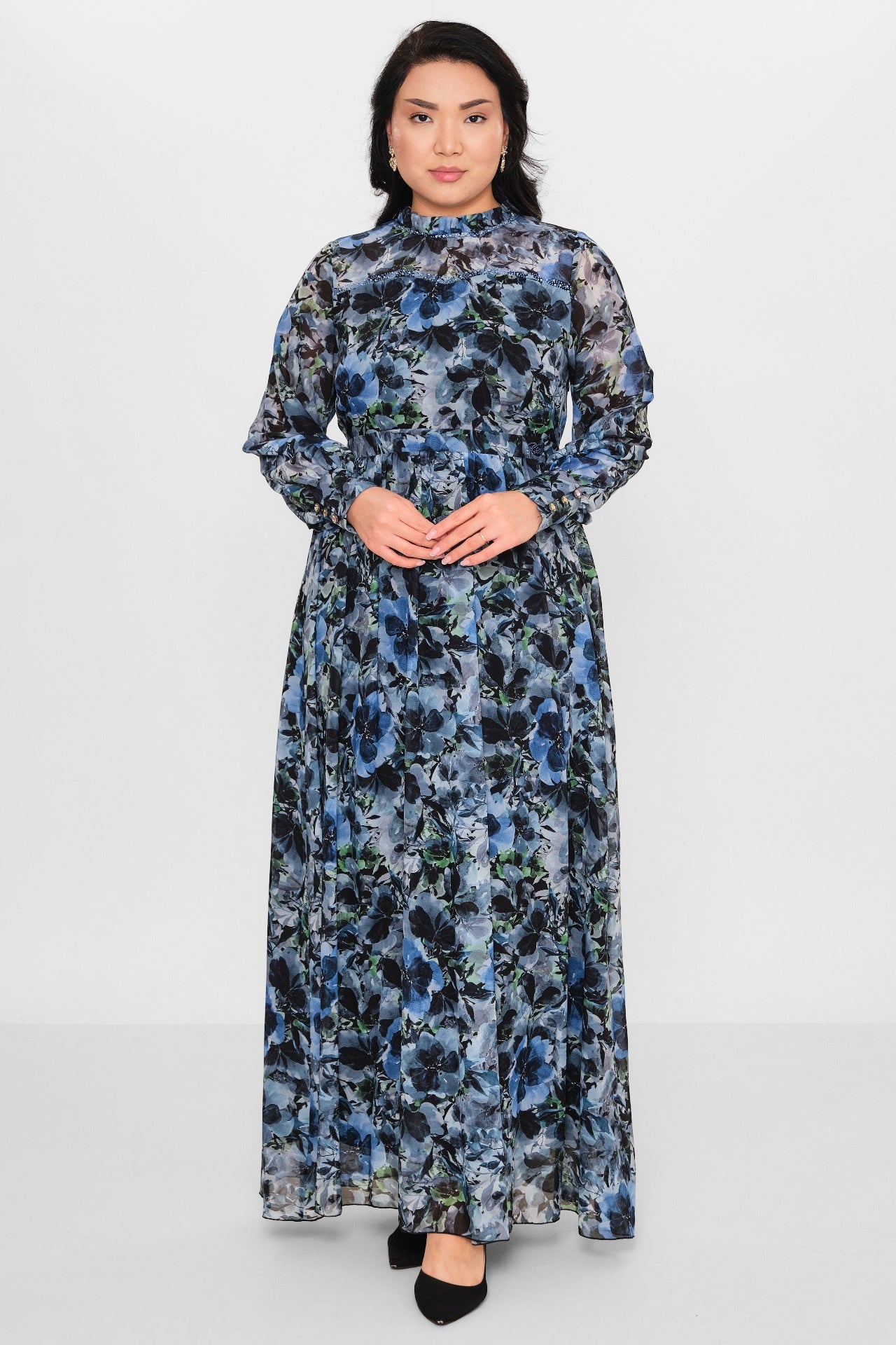 Ksas - Plus Size Dress (KSAS32376) - 8690200115363