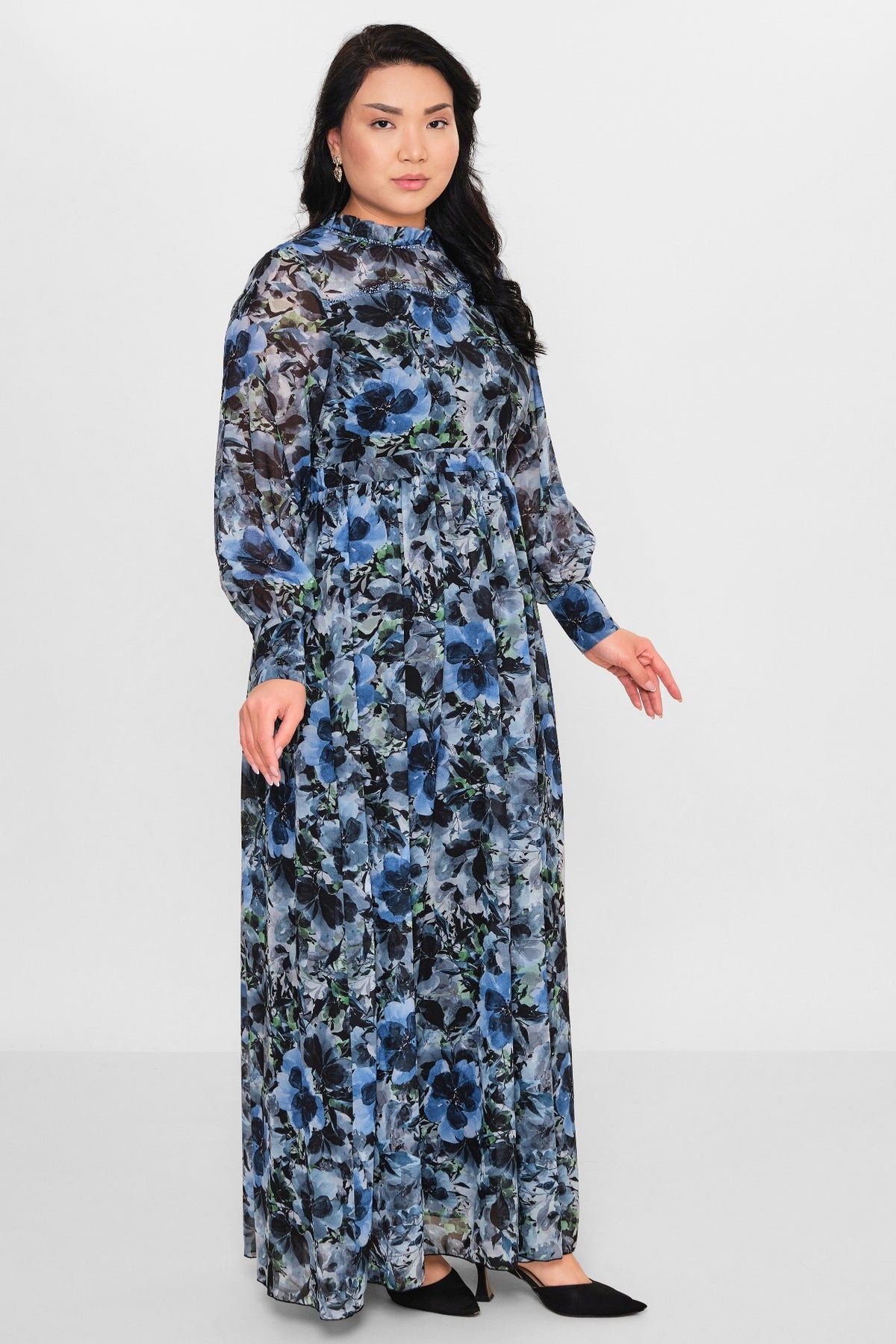 Ksas - Plus Size Dress (KSAS32376) - 8690200115363