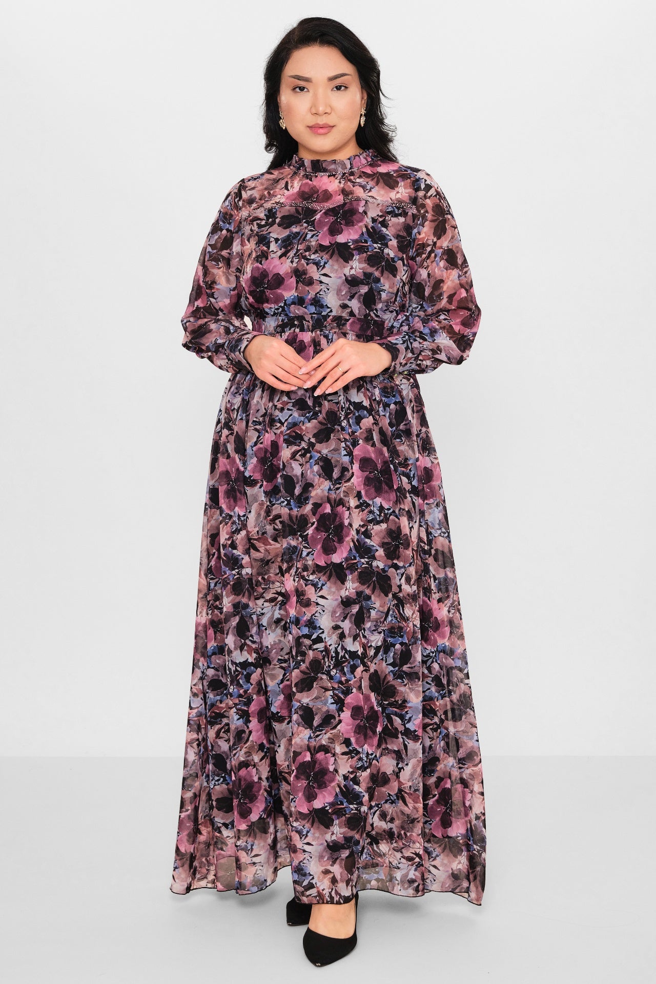 Ksas - Plus Size Dress (KSAS32376) - 8690200115370