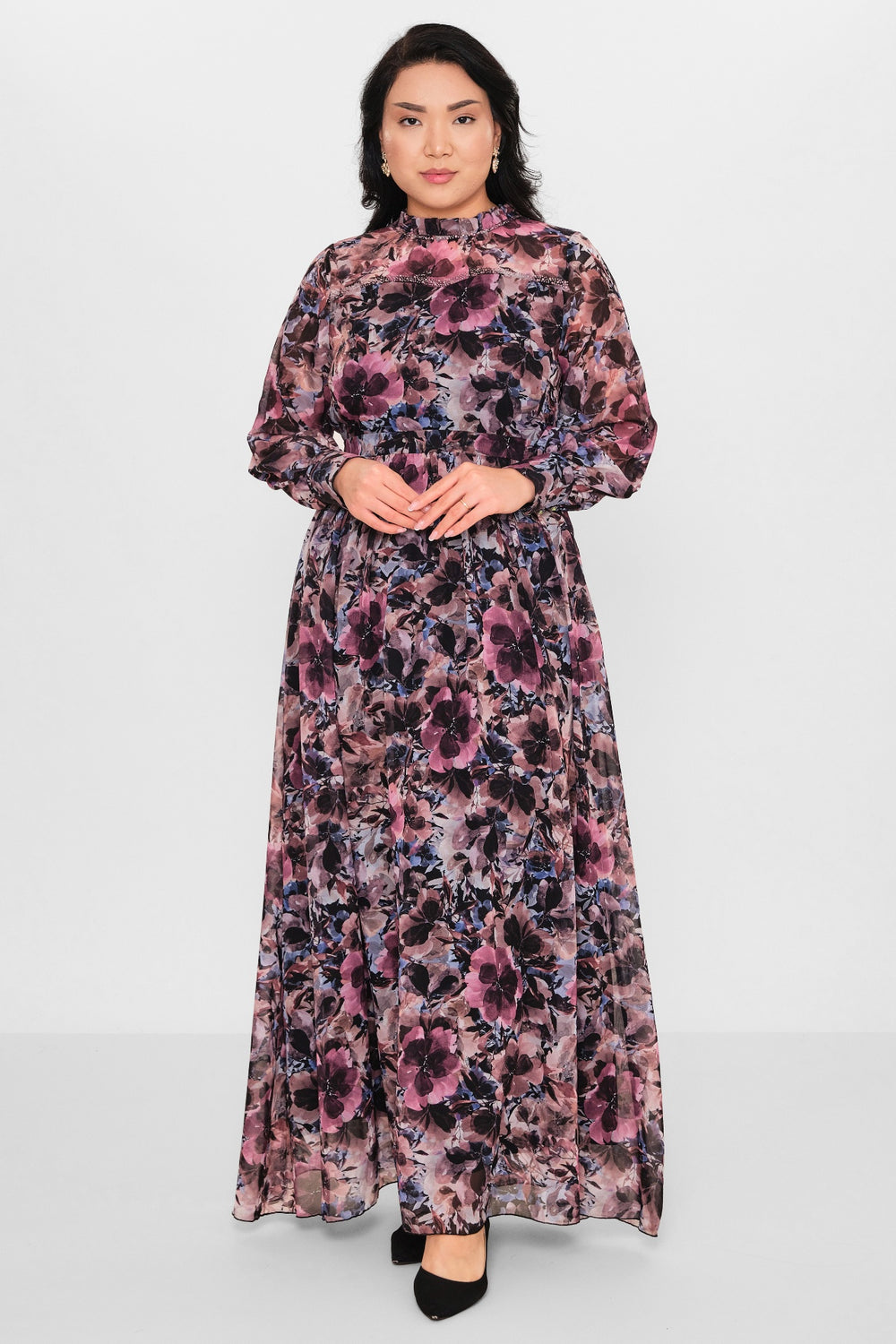 Ksas - Plus Size Dress (KSAS32376) - 8690200115370