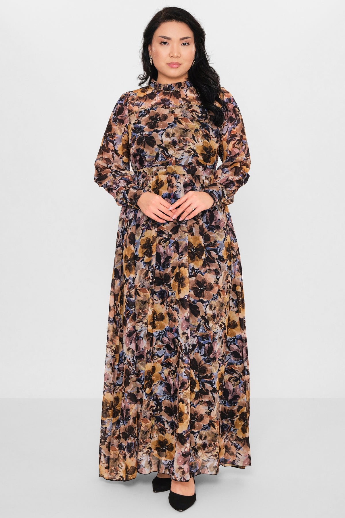 Ksas - Plus Size Dress (KSAS32376) - 8690200115387