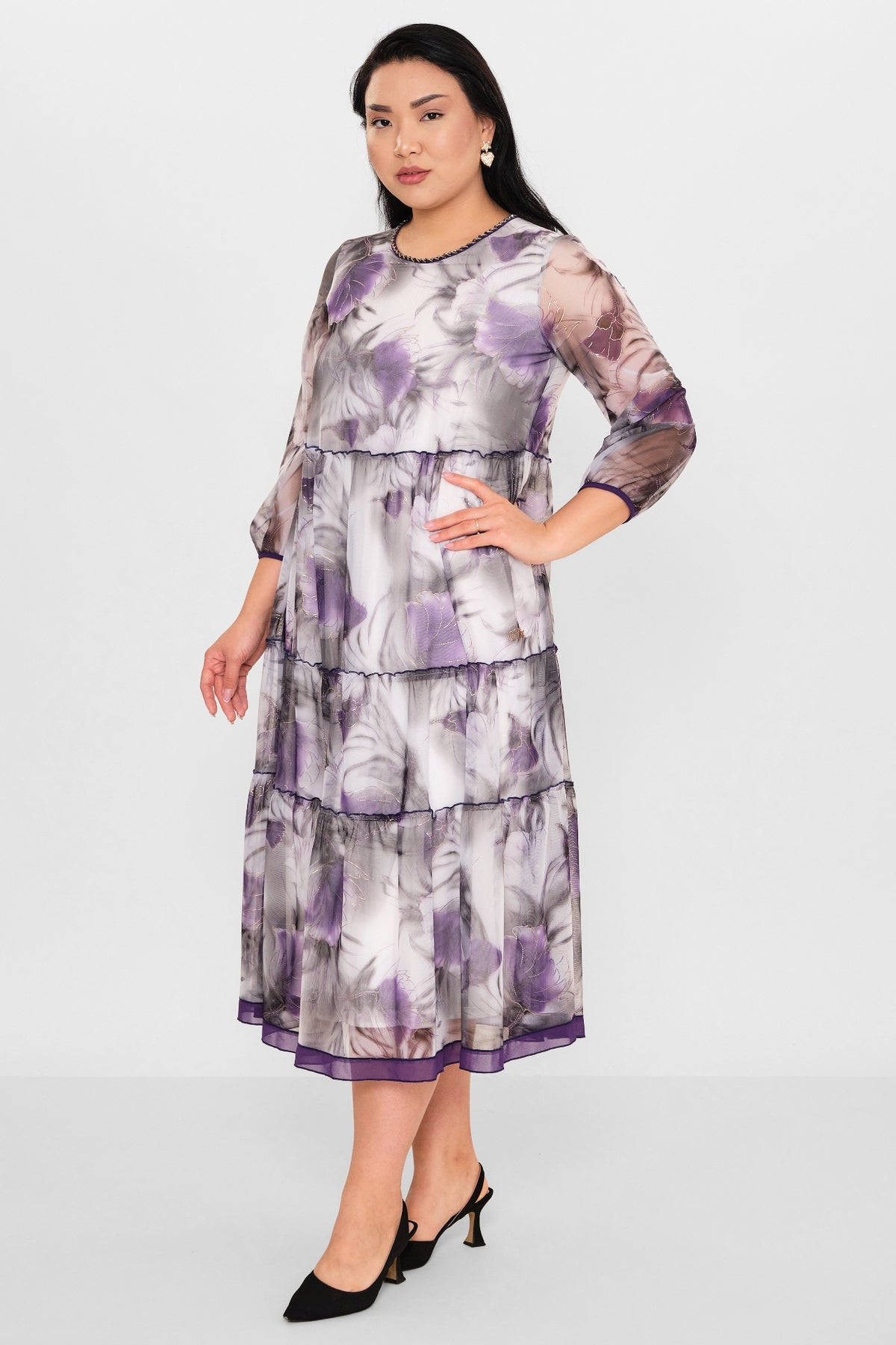 Ksas - Plus Size Dress (KSAS32386) - 8690200115400