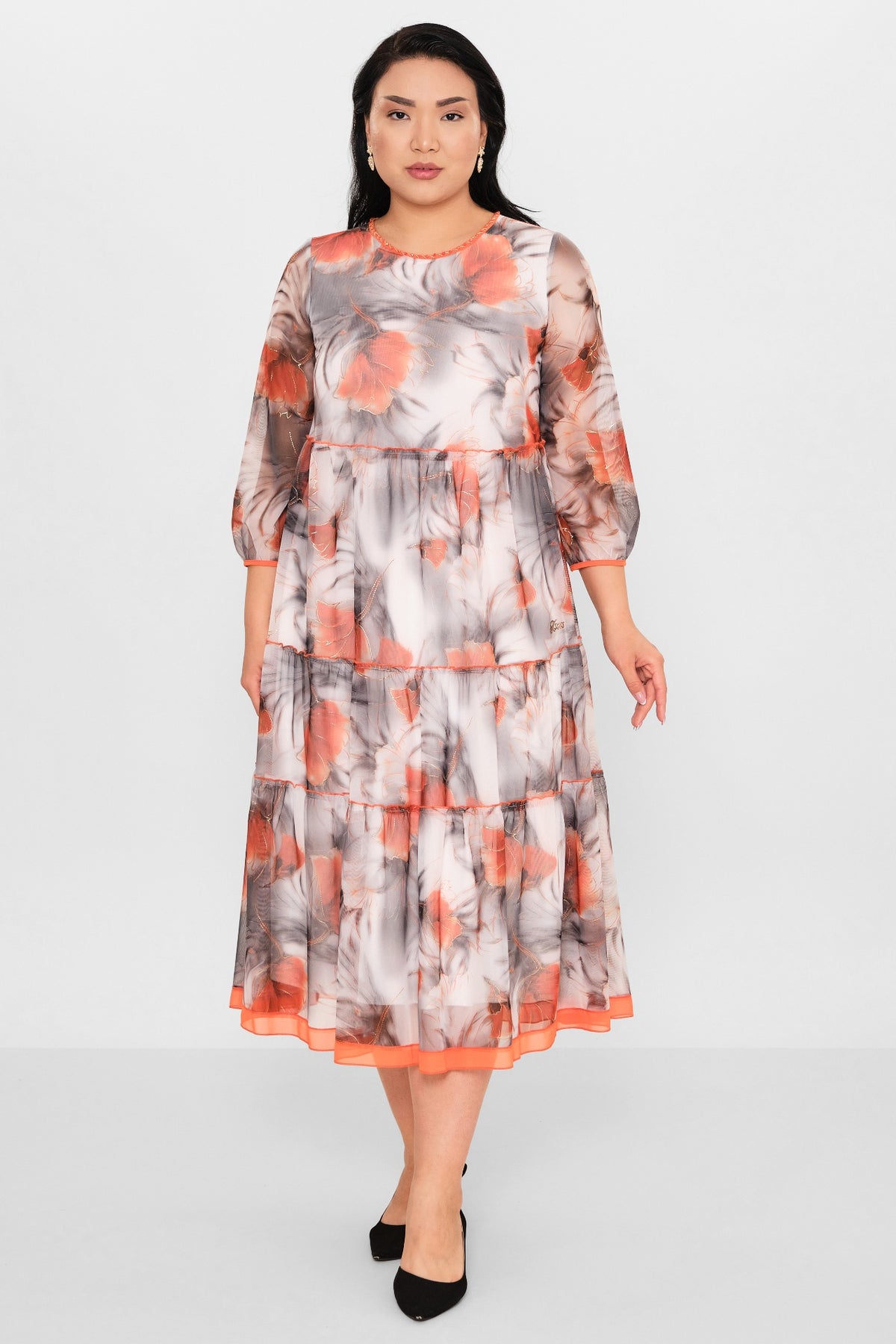Ksas - Plus Size Dress (KSAS32386) - 8690200115417