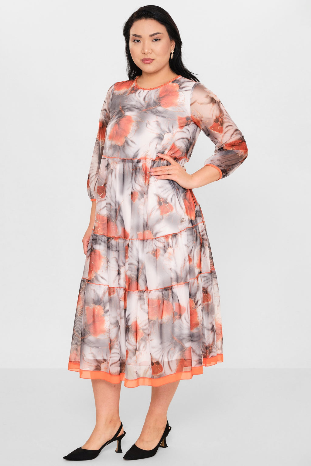 Ksas - Plus Size Dress (KSAS32386) - 8690200115417