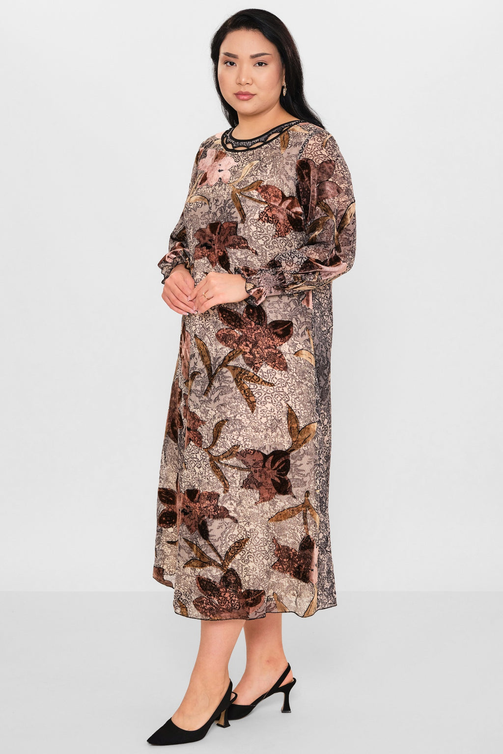 Ksas - Plus Size Dress (KSAS32389) - 8690200115424