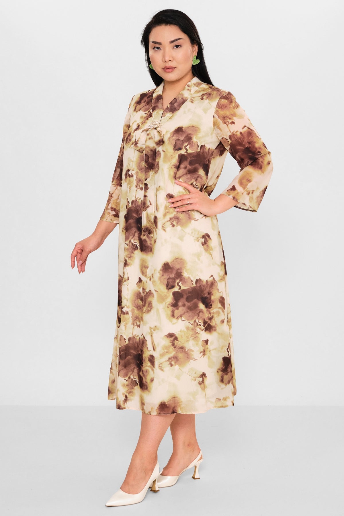 Ksas - Plus Size Dress (KSAS32390) - 8690200115431