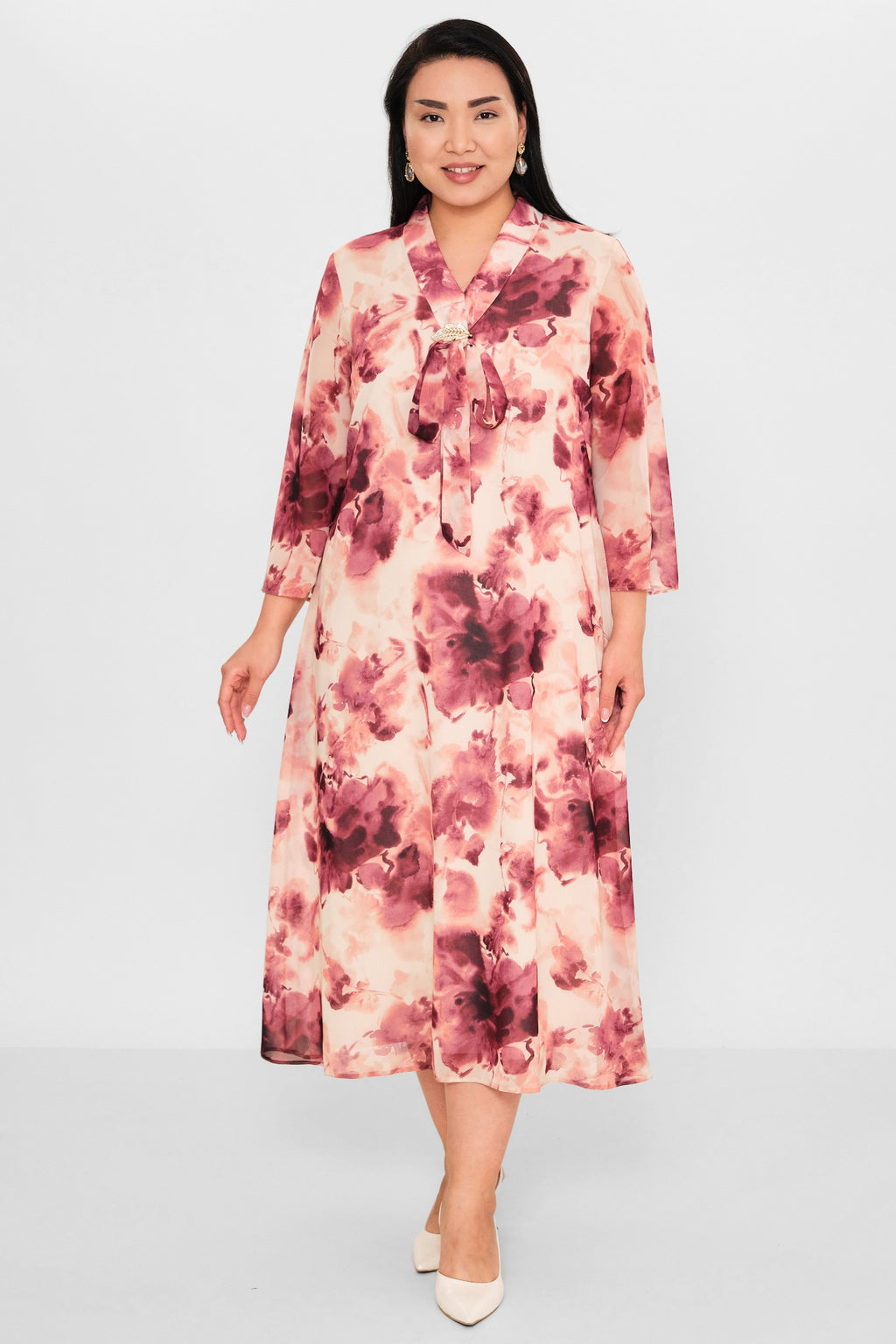 Ksas - Plus Size Dress (KSAS32390) - 8690200115448