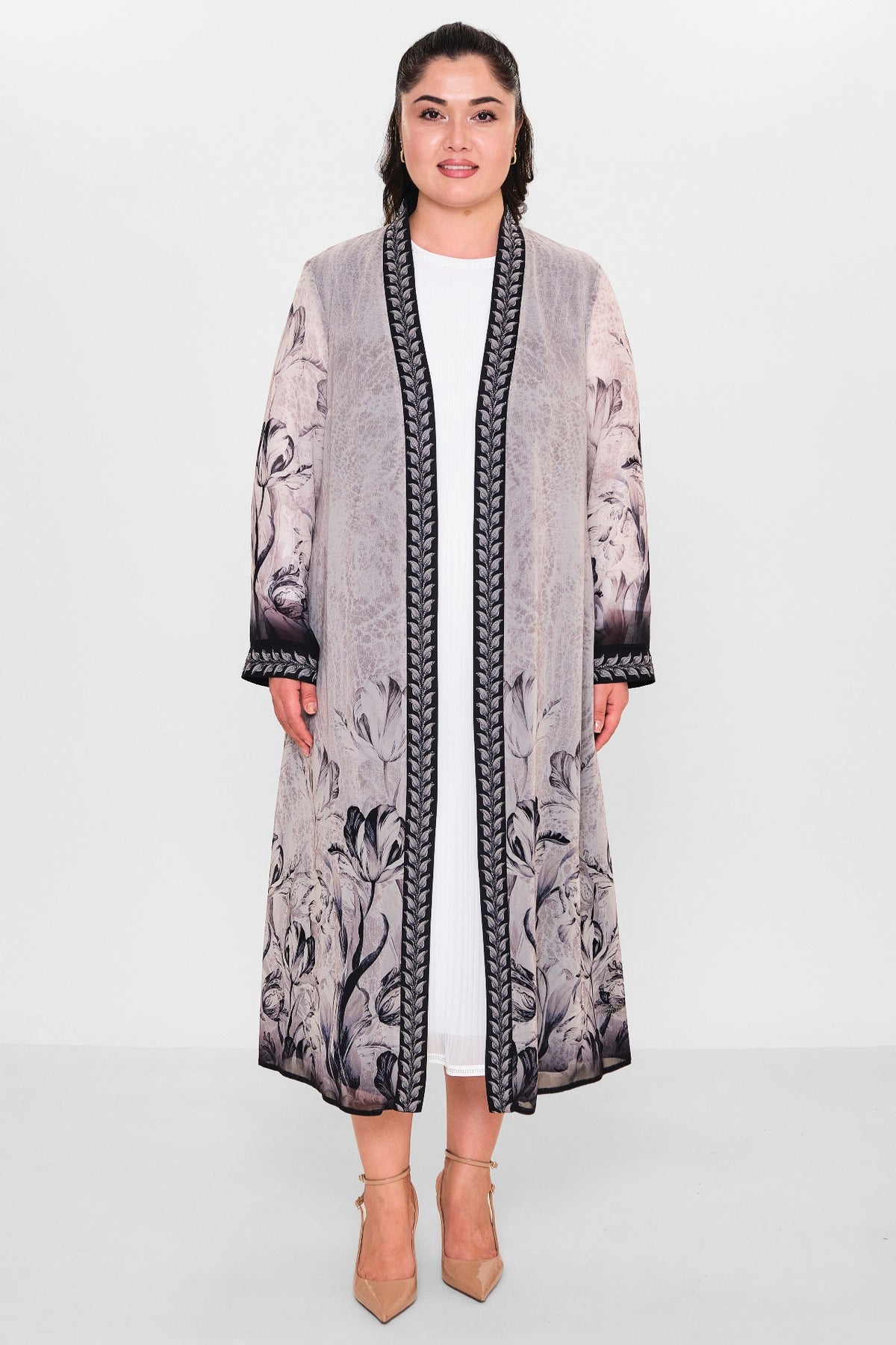 Ksas - Plus Size Cardigan (KSAS4197) - 8690200115479
