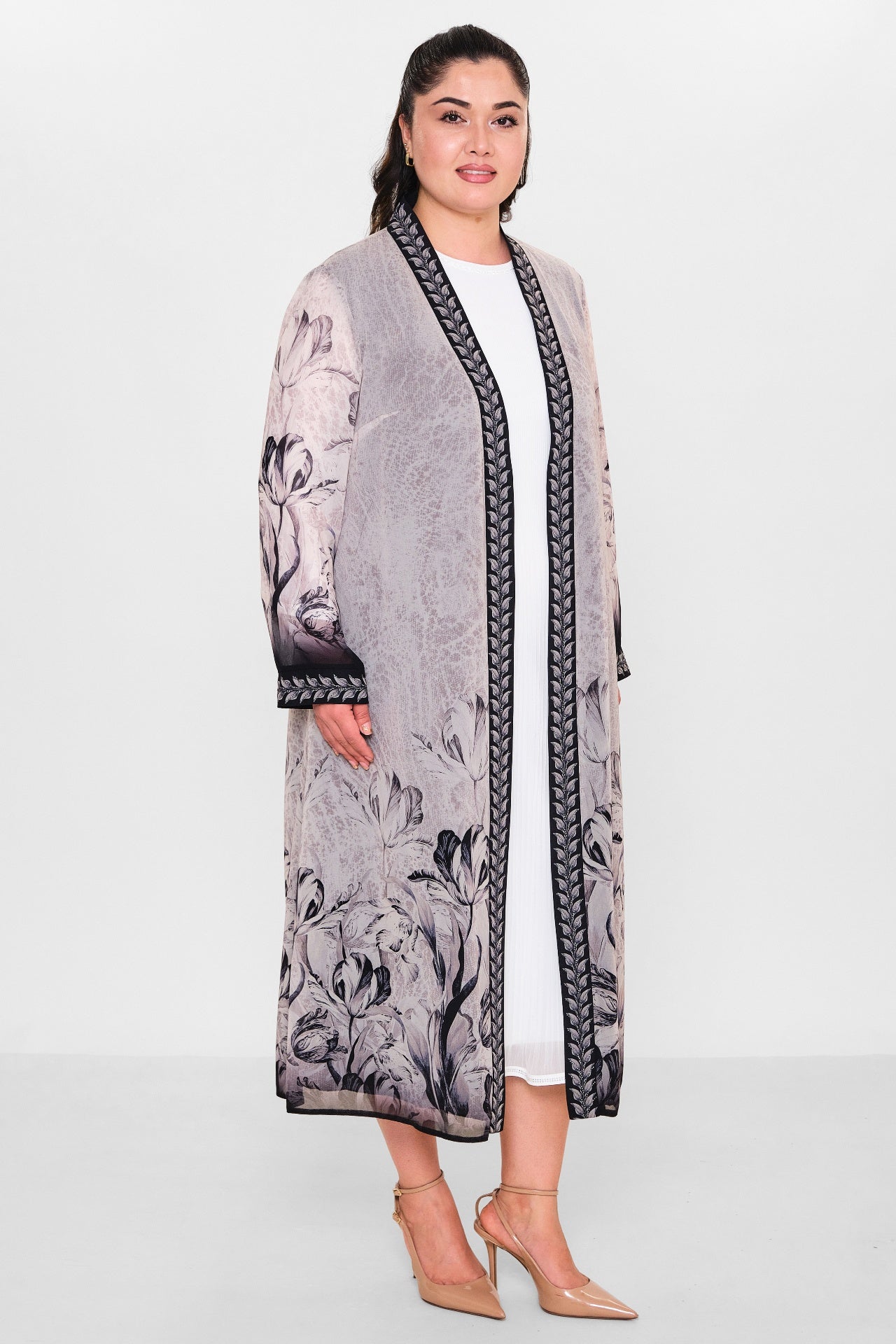 Ksas - Plus Size Cardigan (KSAS4197) - 8690200115479