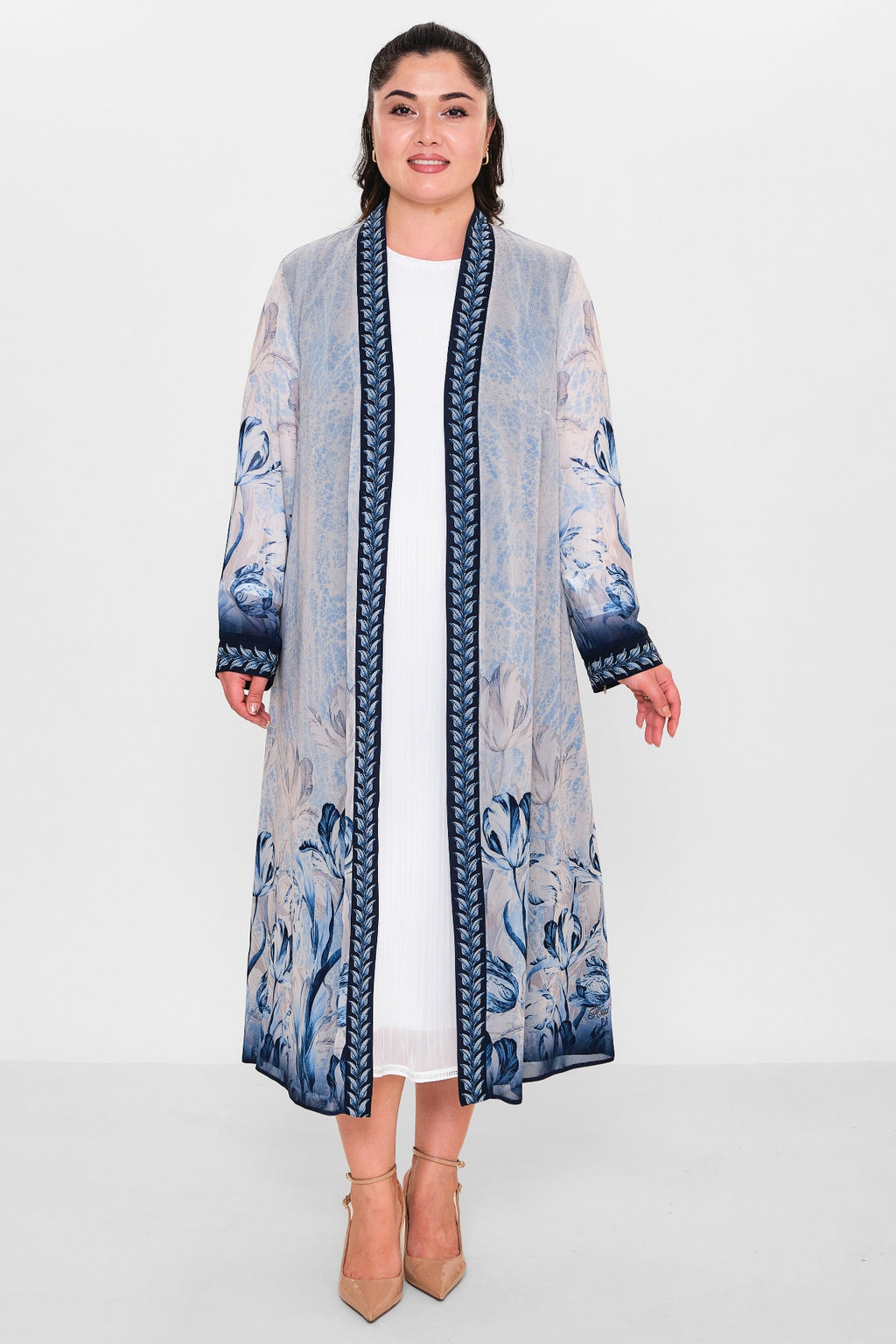 Ksas - Plus Size Cardigan (KSAS4197) - 8690200115486