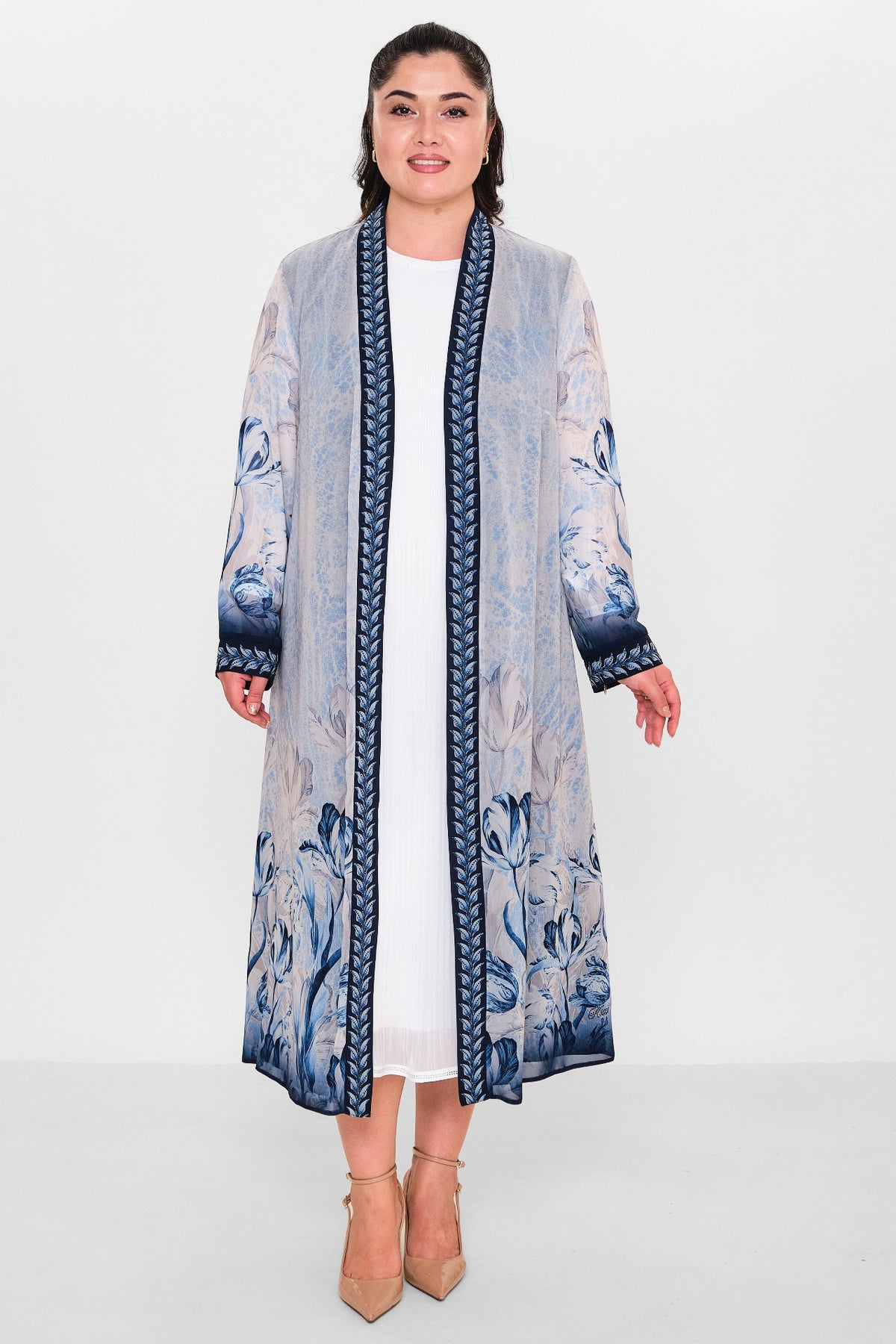 Ksas - Plus Size Cardigan (KSAS4197) - 8690200115486