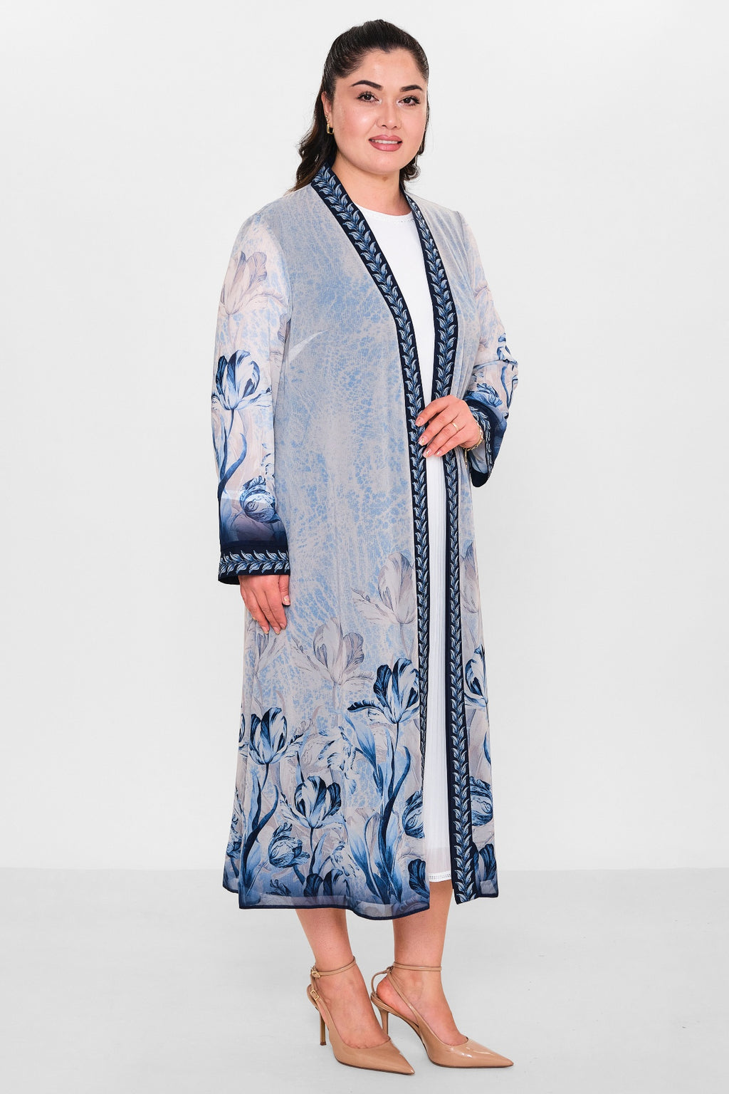 Ksas - Plus Size Cardigan (KSAS4197) - 8690200115486