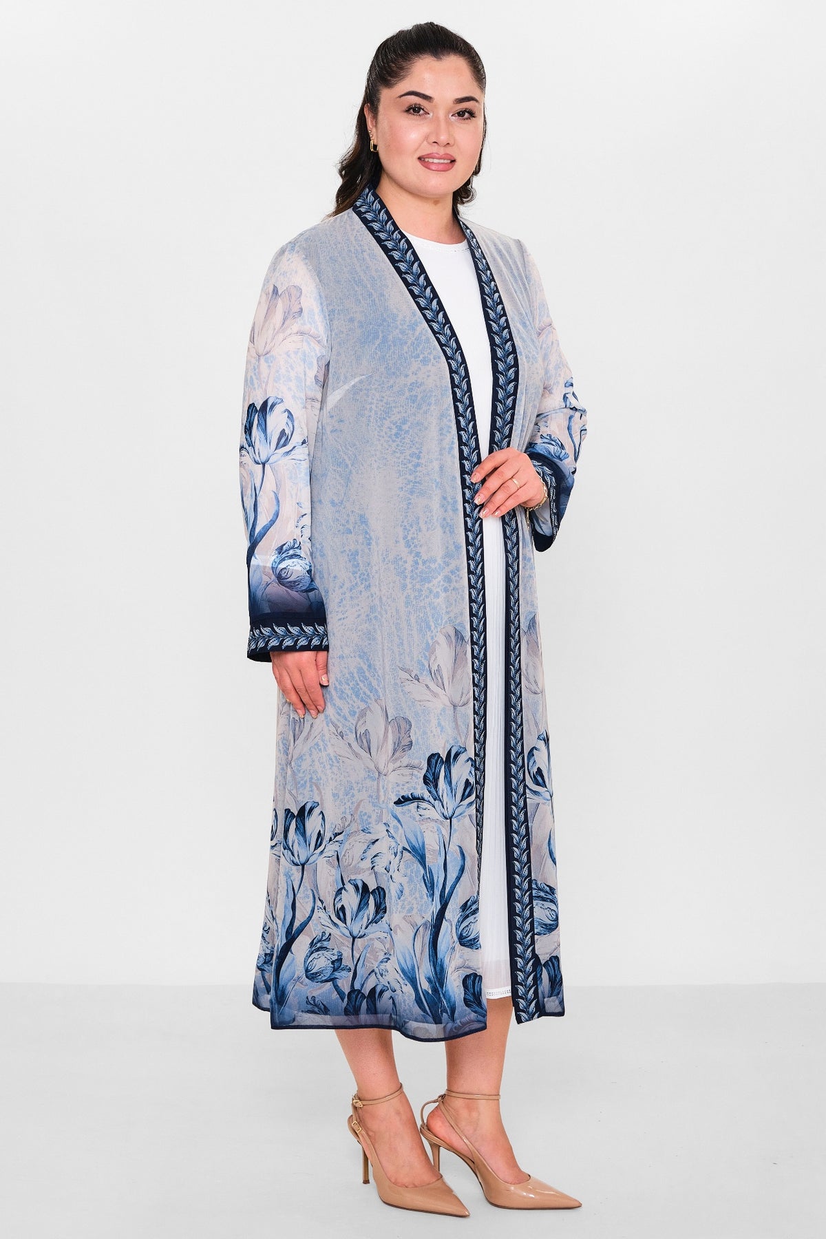 Ksas - Plus Size Cardigan (KSAS4197) - 8690200115486