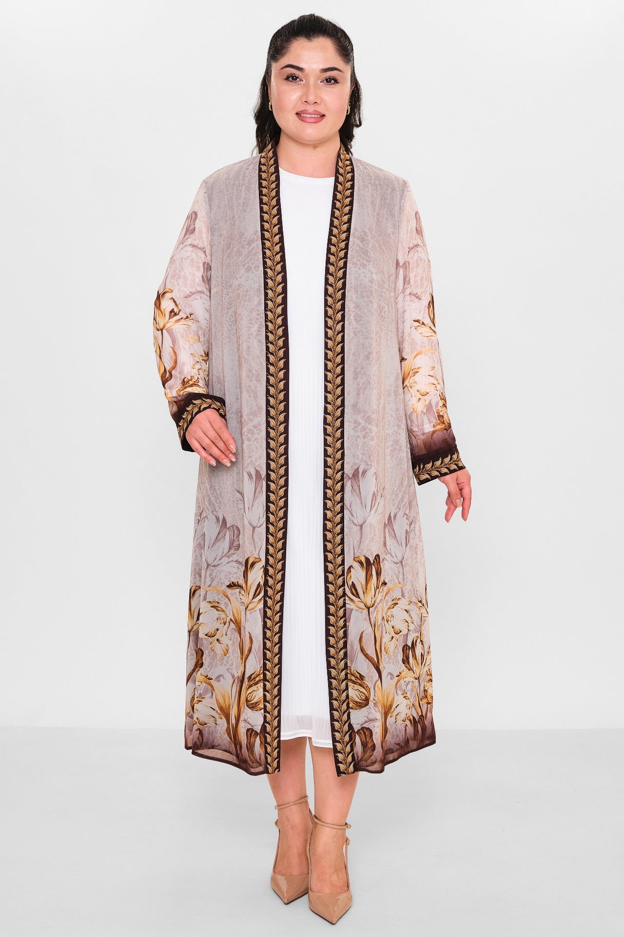 Ksas - Plus Size Cardigan (KSAS4197) - 8690200115493