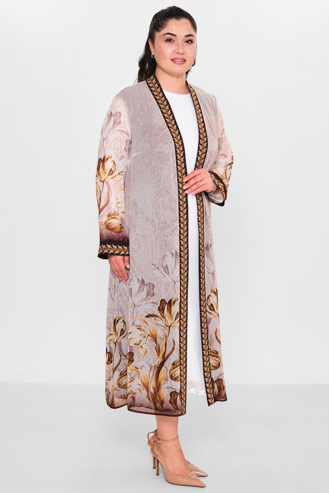 Ksas - Plus Size Cardigan (KSAS4197) - 8690200115493