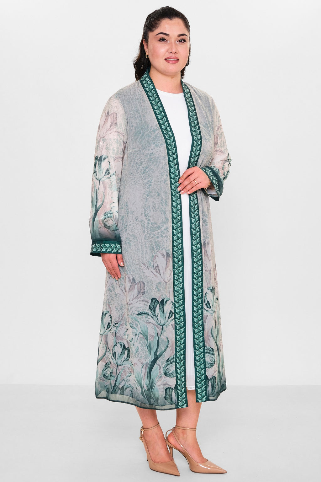 Ksas - Plus Size Cardigan (KSAS4197) - 8690200115509