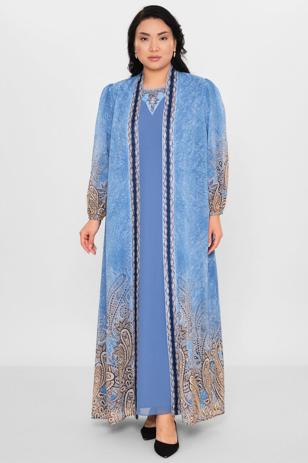 Ksas - Plus Size Dress (KSAS7086) - 8690200115523
