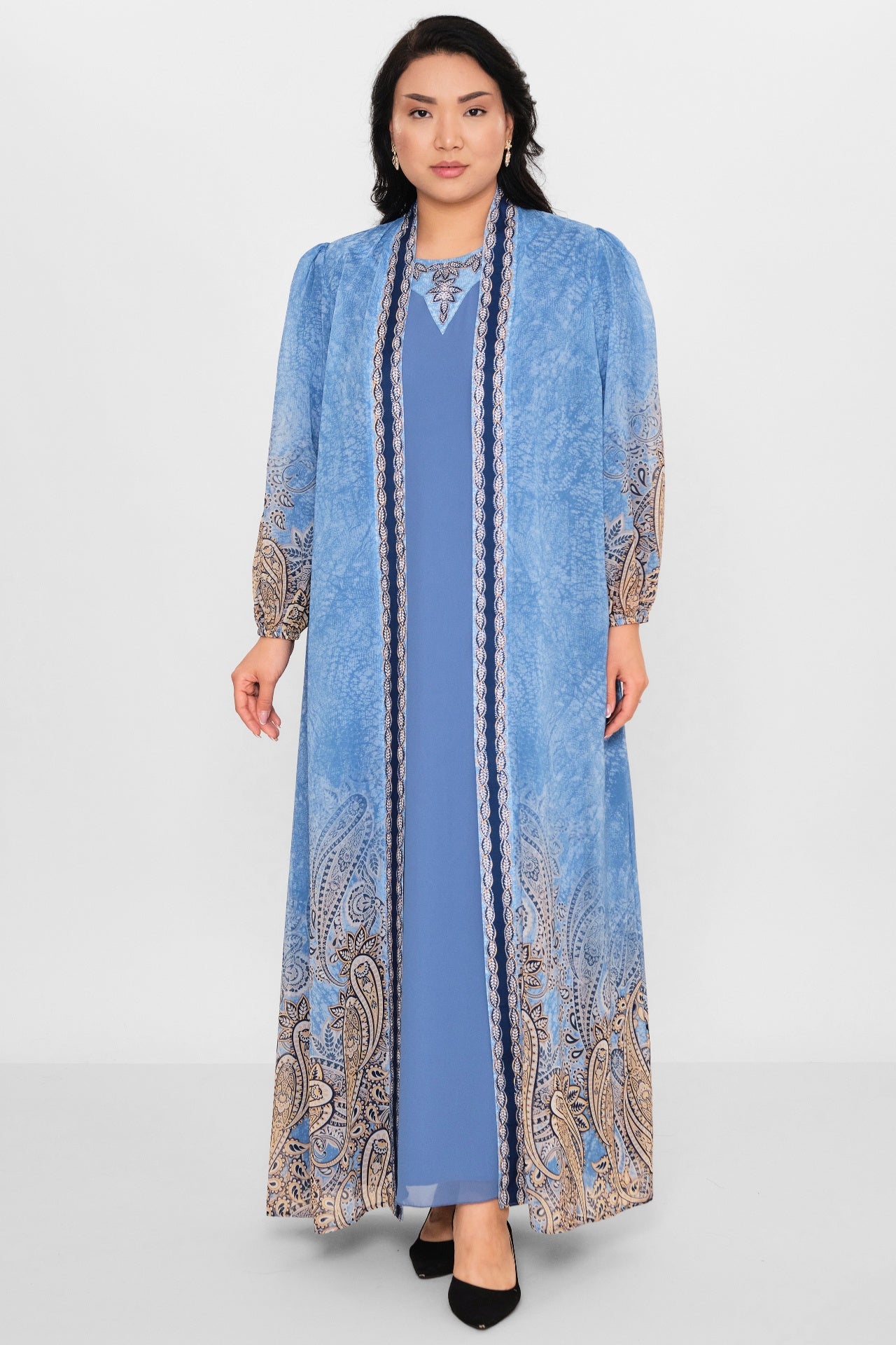 Ksas - Plus Size Dress (KSAS7086) - 8690200115523