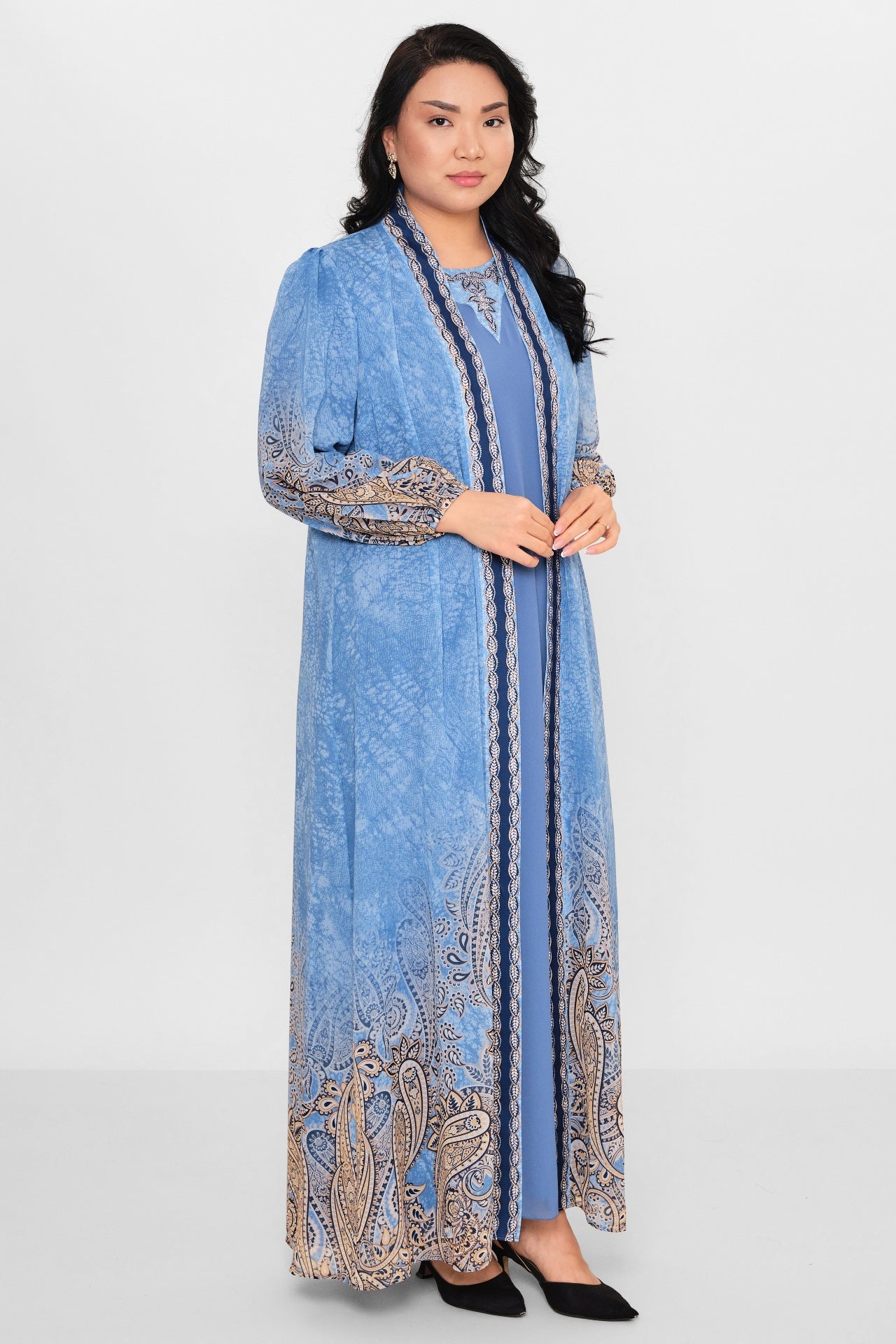 Ksas - Plus Size Dress (KSAS7086) - 8690200115523