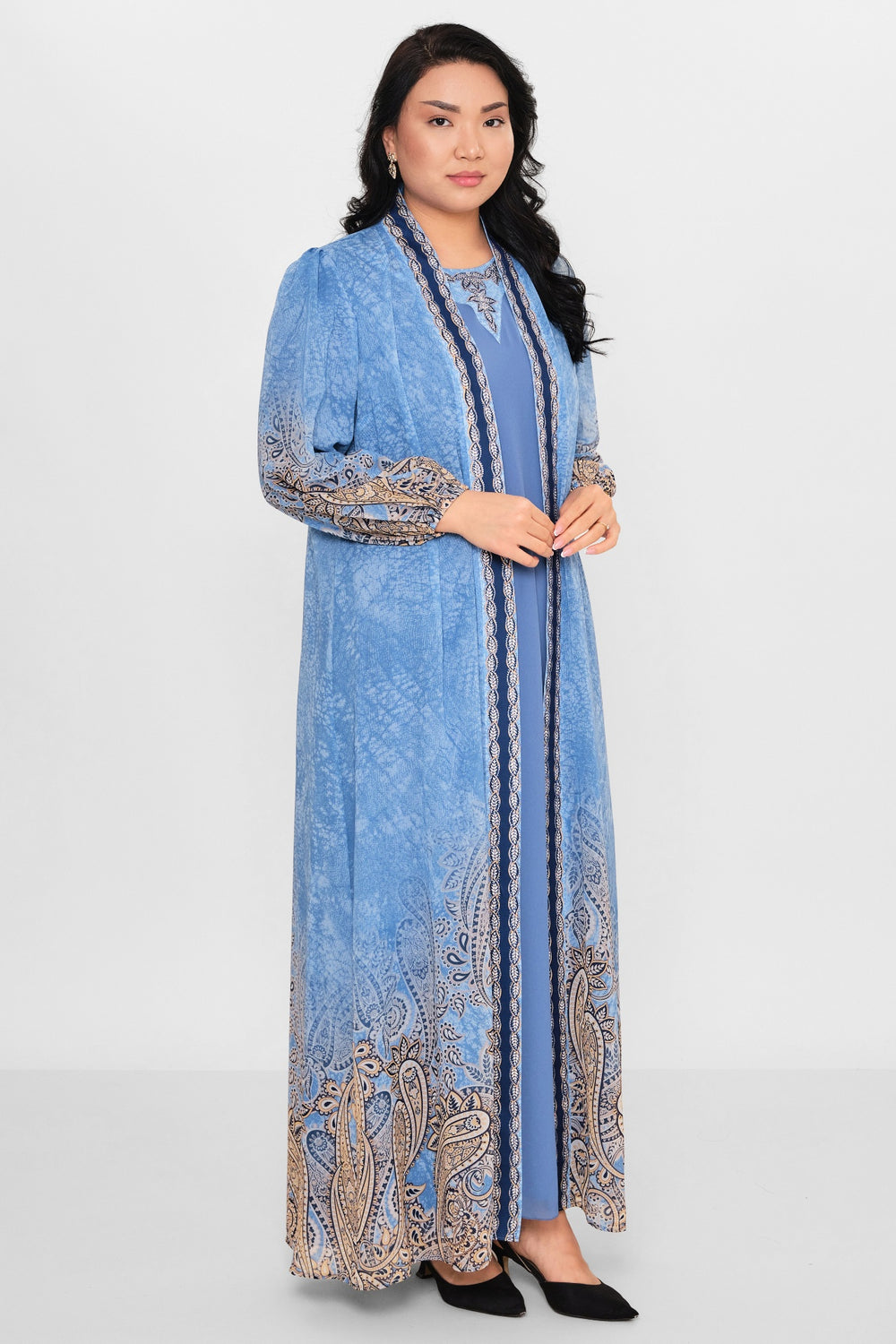 Ksas - Plus Size Dress (KSAS7086) - 8690200115523