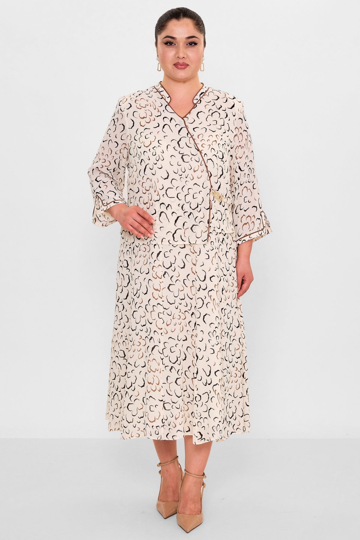 Gumanize - Plus Size Dress (GMZ2026-439-8059) - 8690200115714